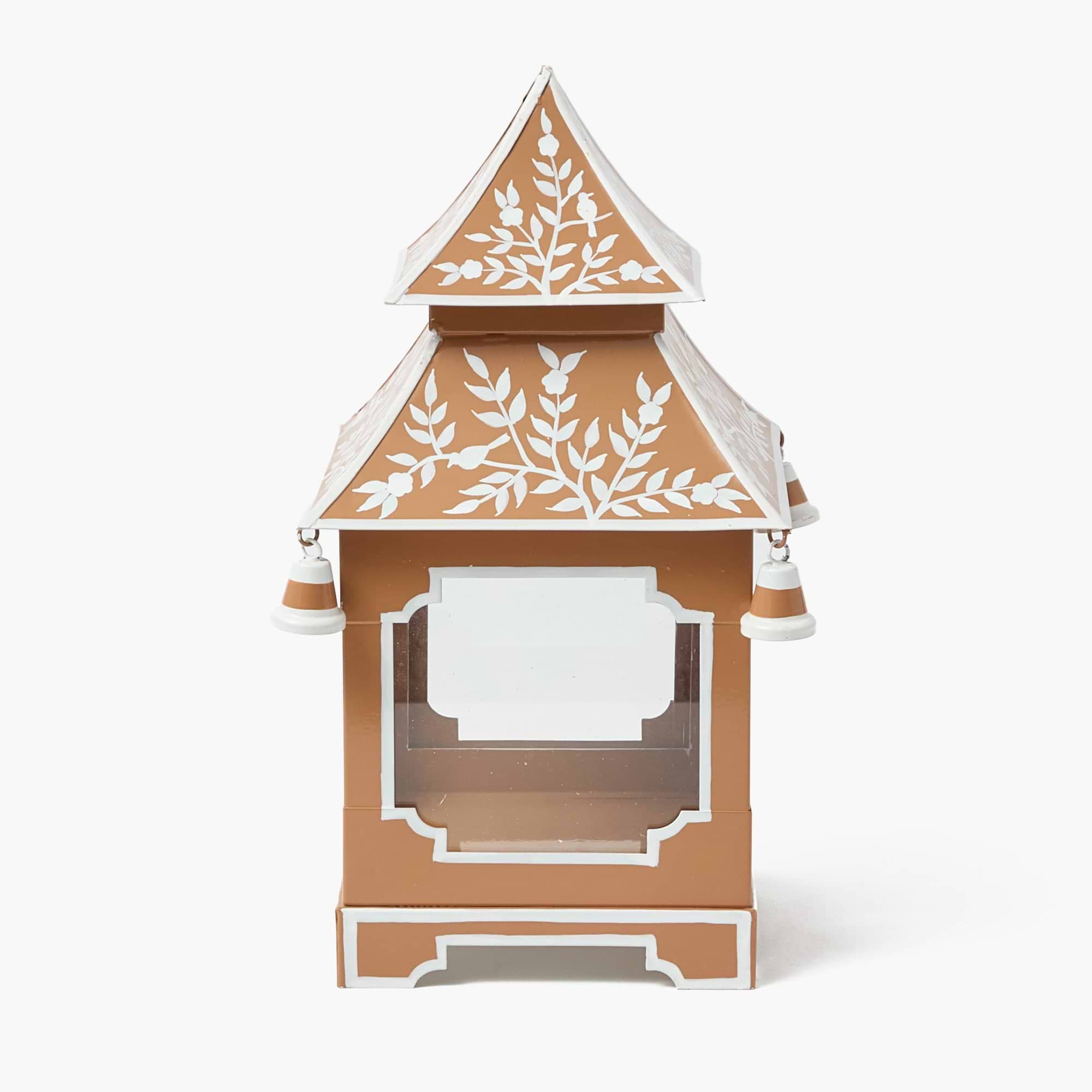 Caramel Chinoiserie Pagoda Lantern