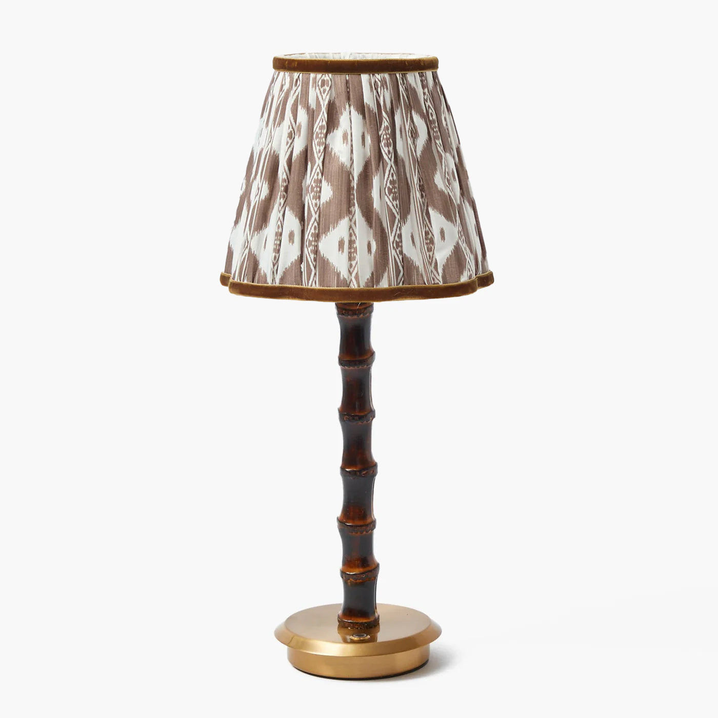 Chocolate Ikat Lampshade (18cm)