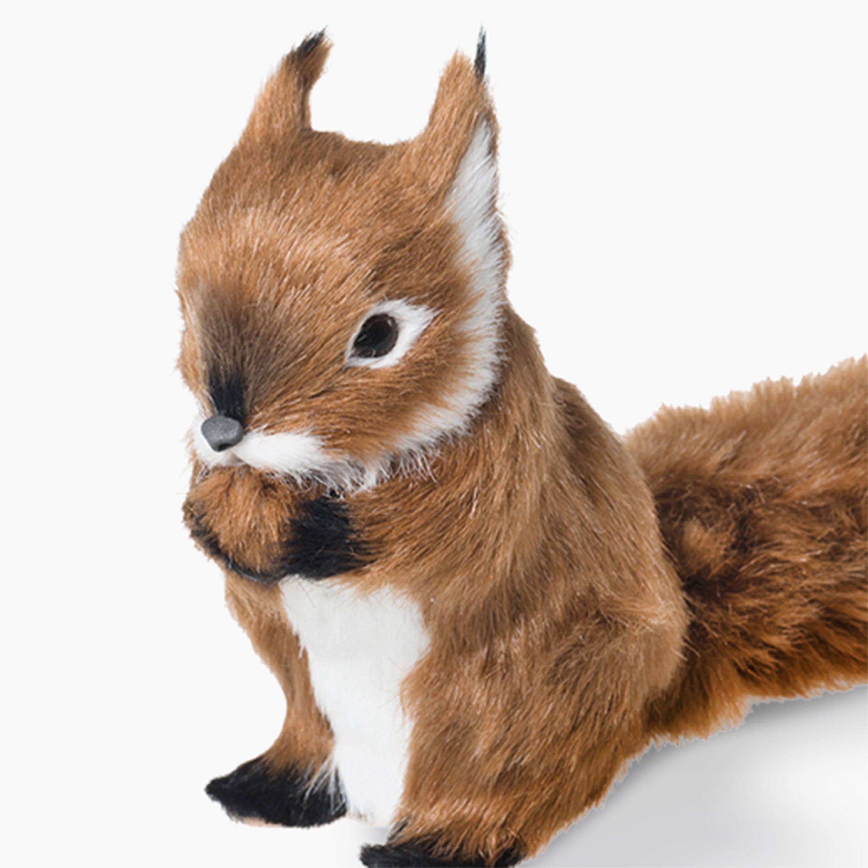 Brown & White Squirrels (Pair) - 17cm