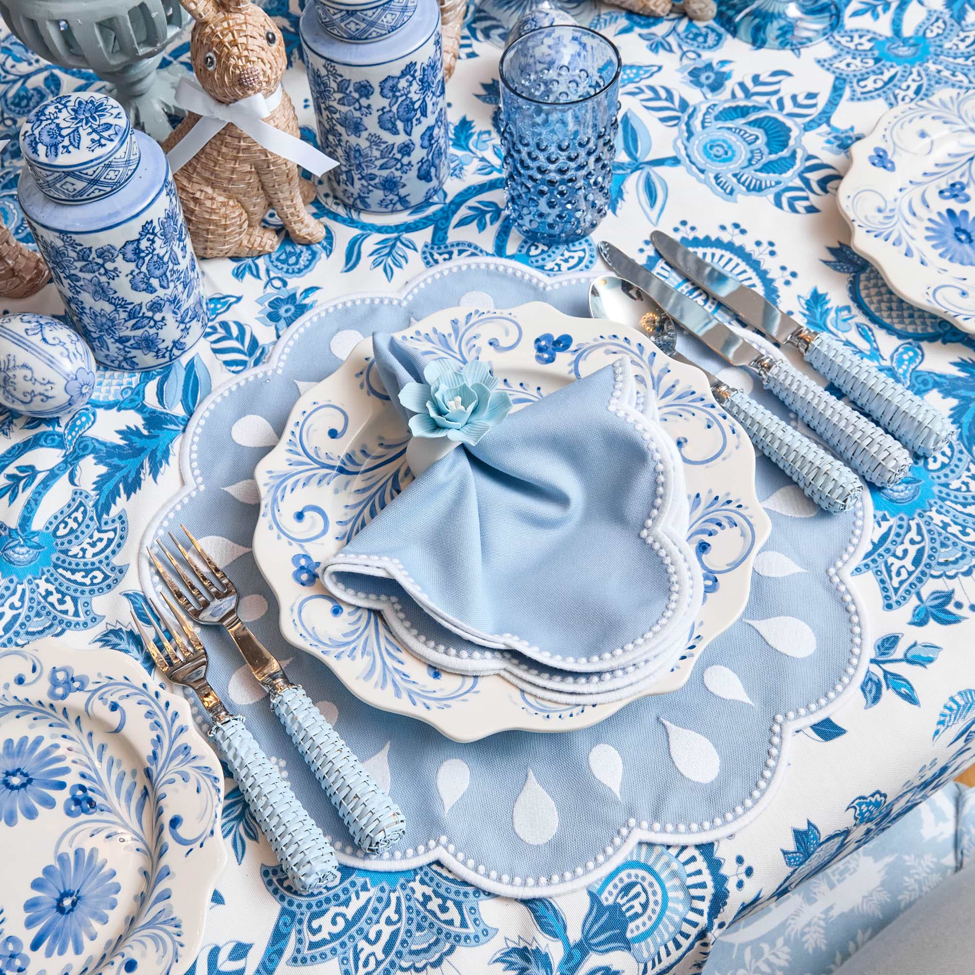 Bettina Blue & White Placemats (Set of 4)