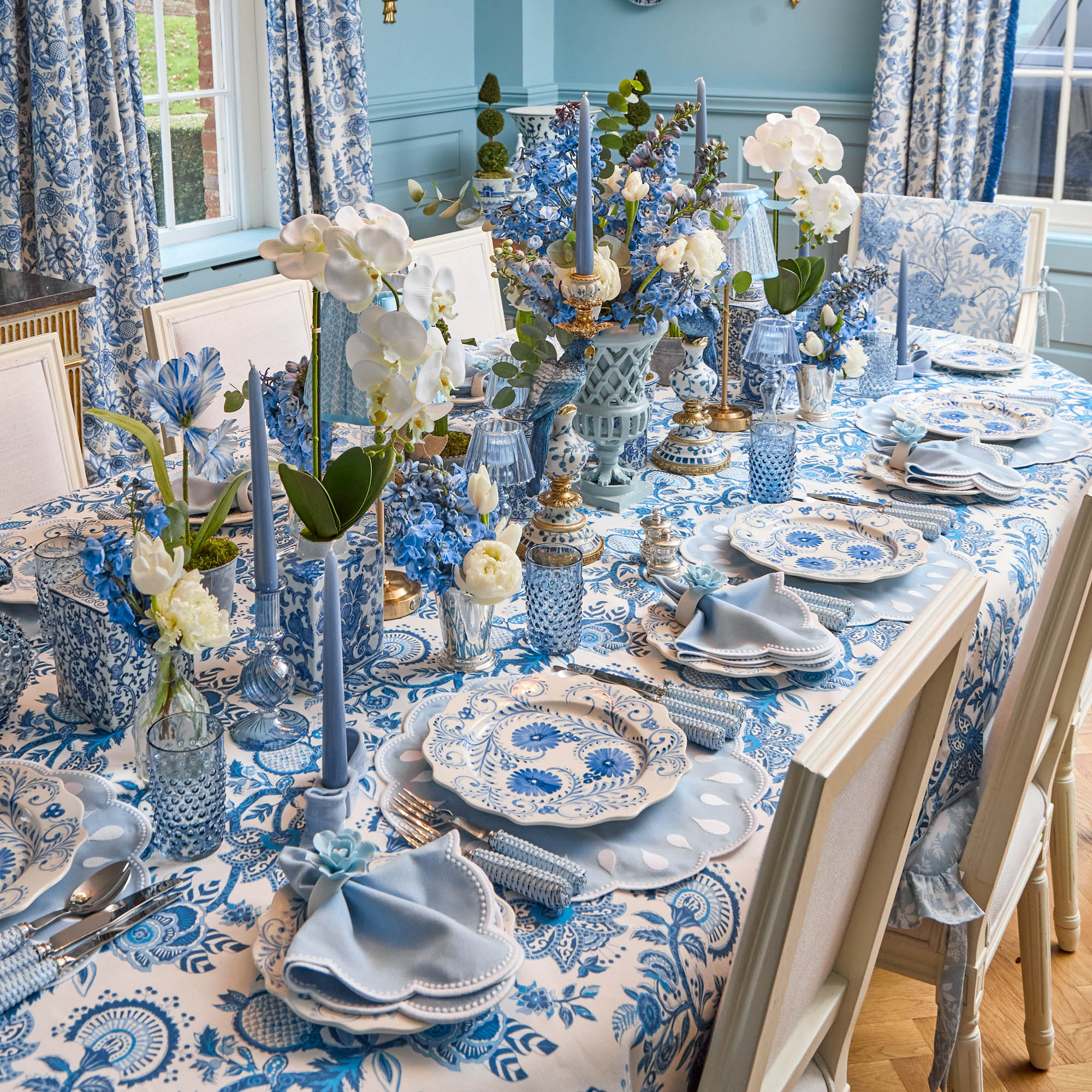 LAURA ASHLEY ホワイト　植木鉢　32センチ ローラアシュレイ オフィシャル植木鉢 ローラロンサールL（丸型/直径