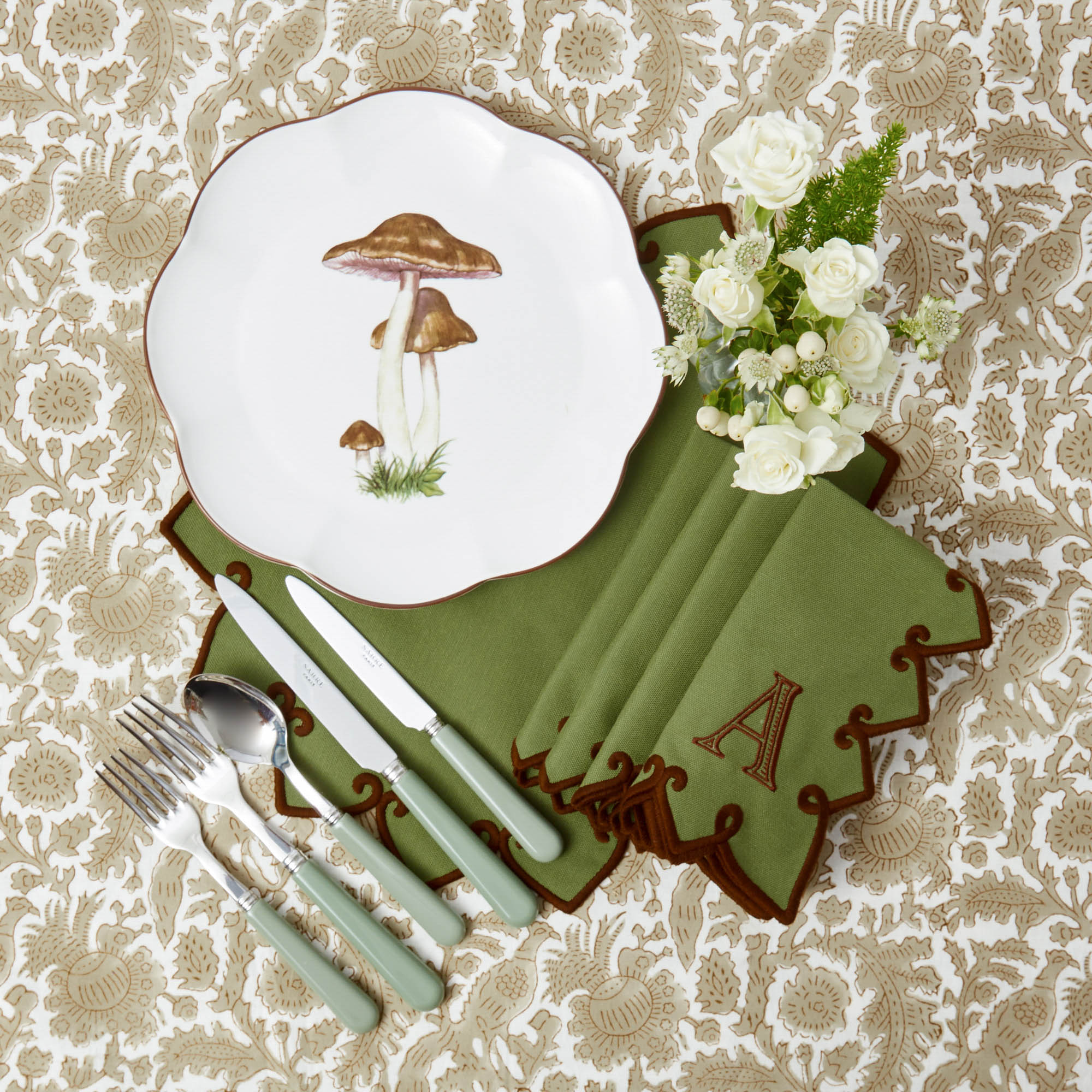 Putty Pheasant Tablecloth