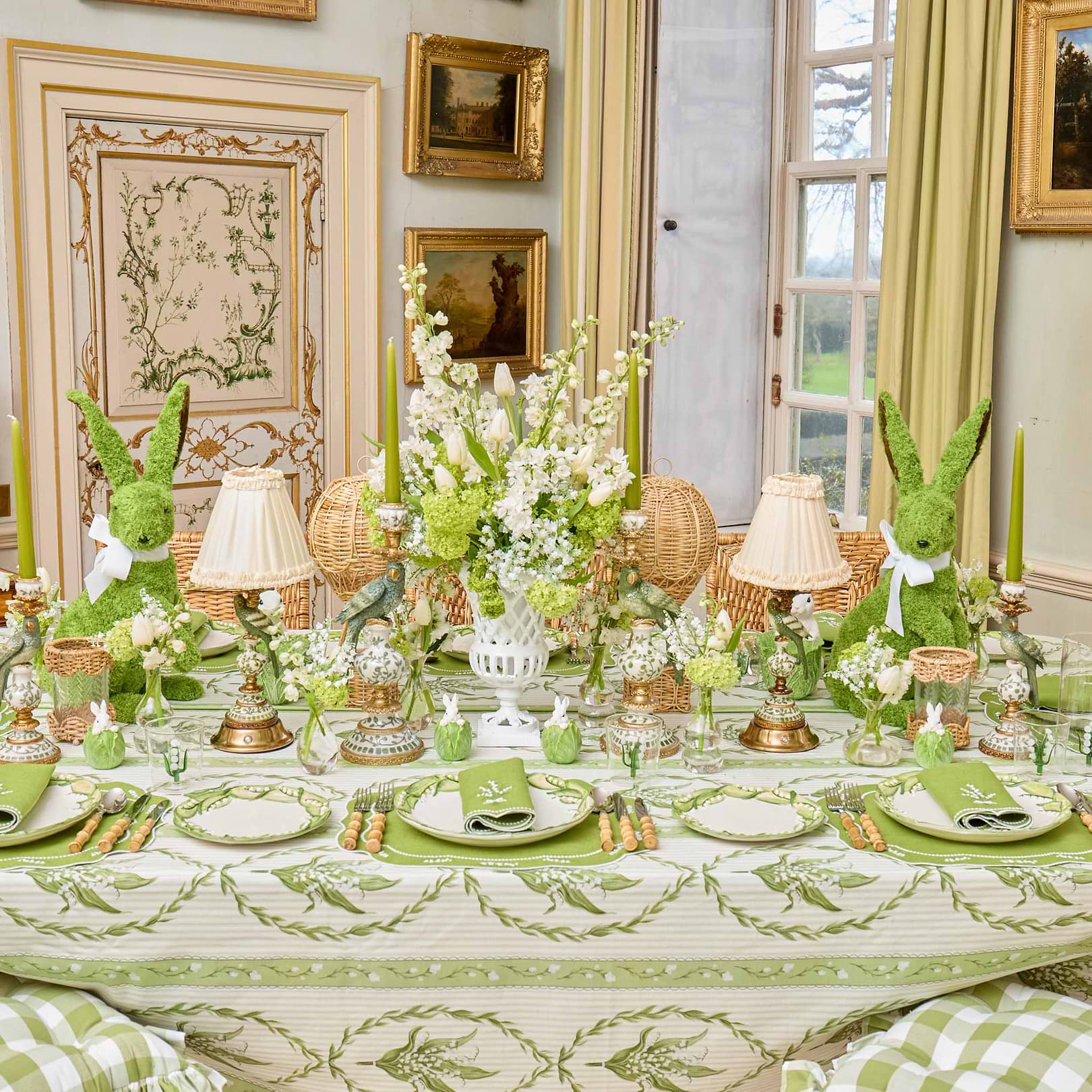 リリー・ヴァン・デル・ストッカーのモノグラフFriends and Family Lily of the Valley Glasses (Set of 4)