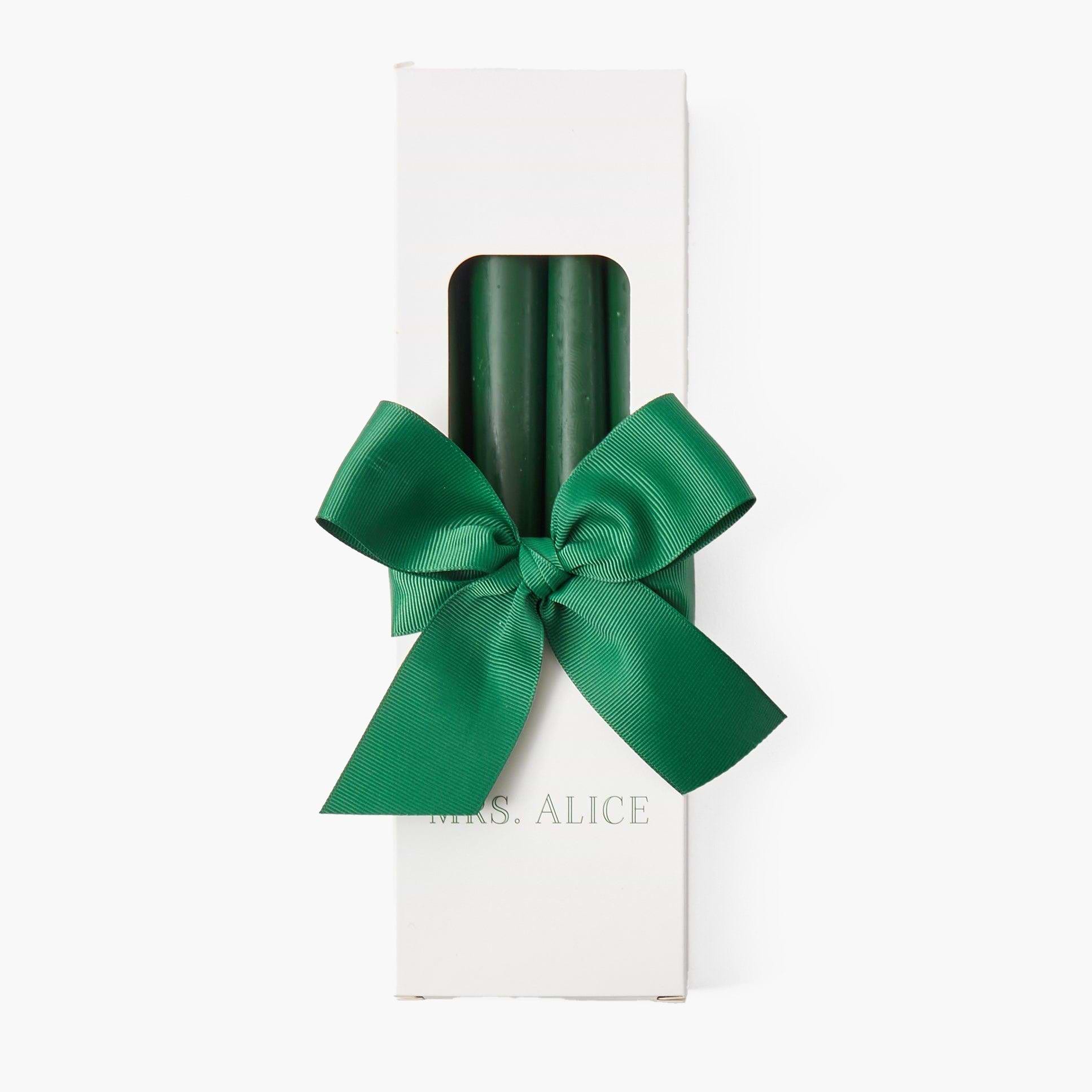 Forest Green Candles (Set of 8) - Mrs. Alice