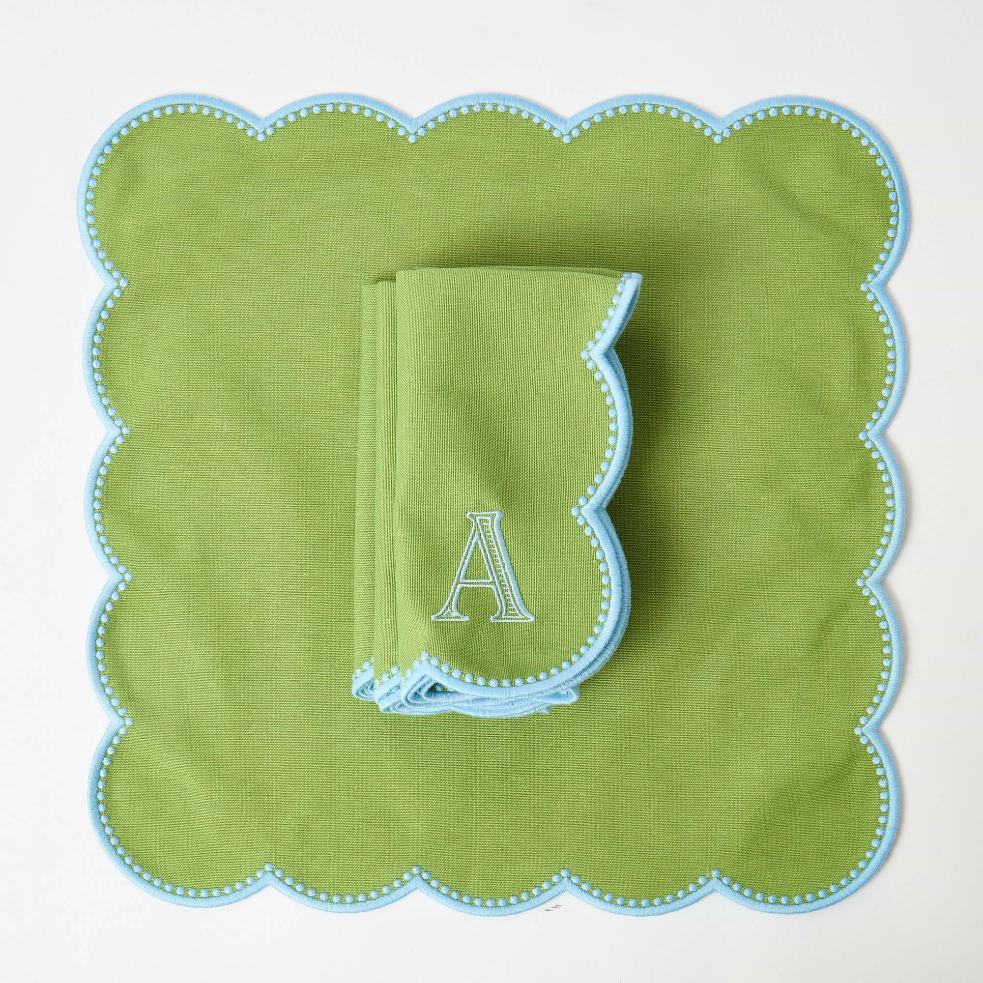 Green & Blue Bettina Napkins (Set of 4)