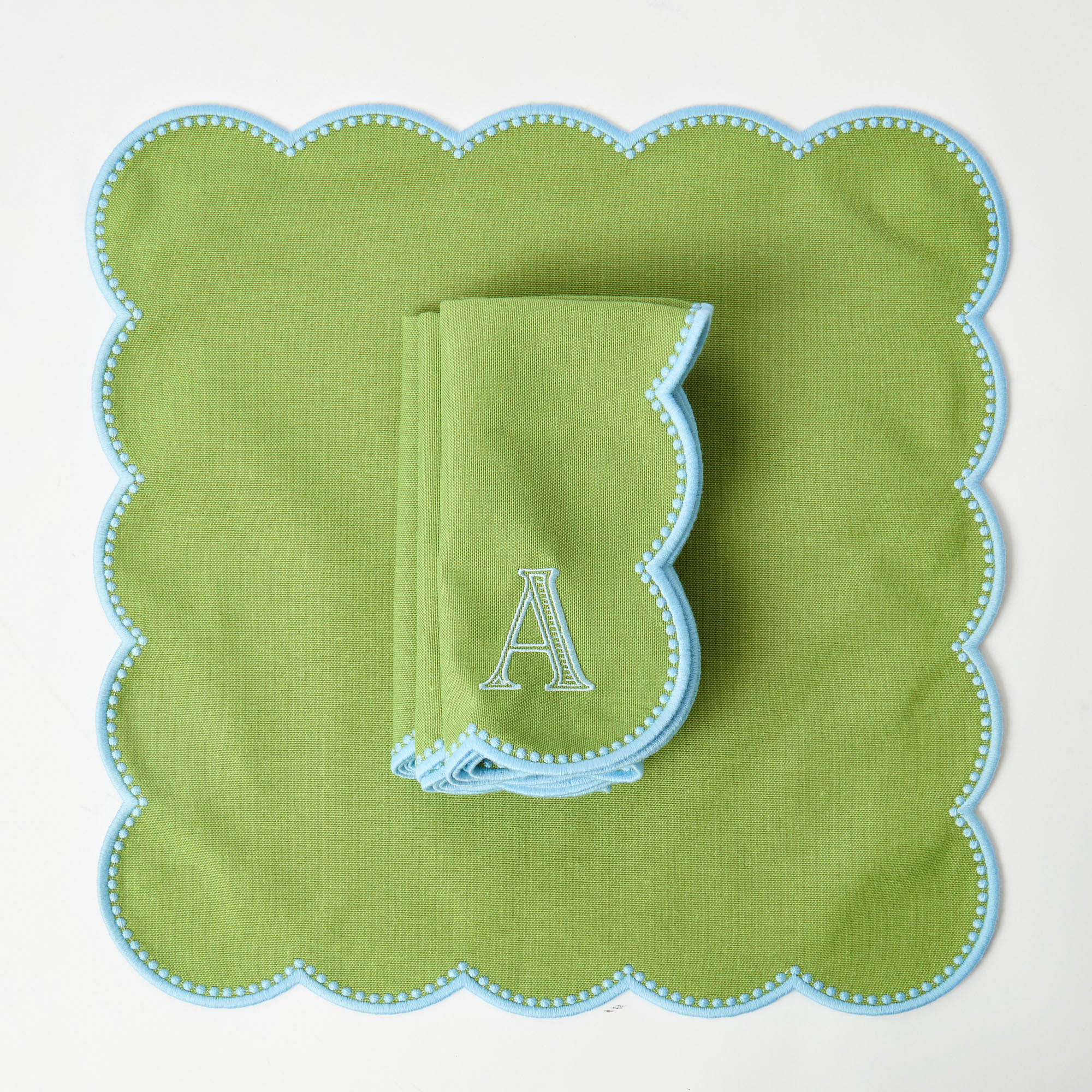 Green & Blue Bettina Napkins (Set of 4)