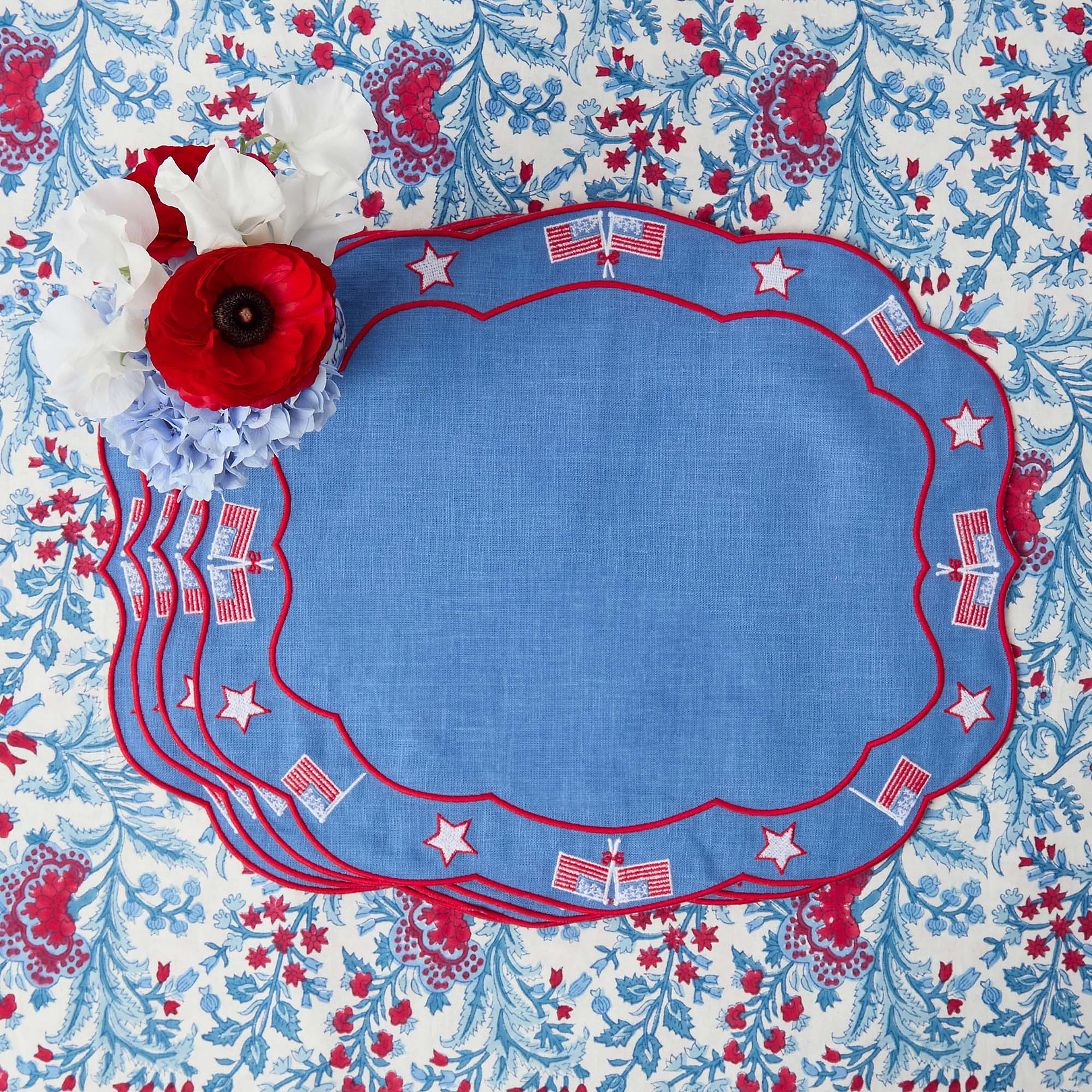 Fourth of July Placemats (Set of 4)