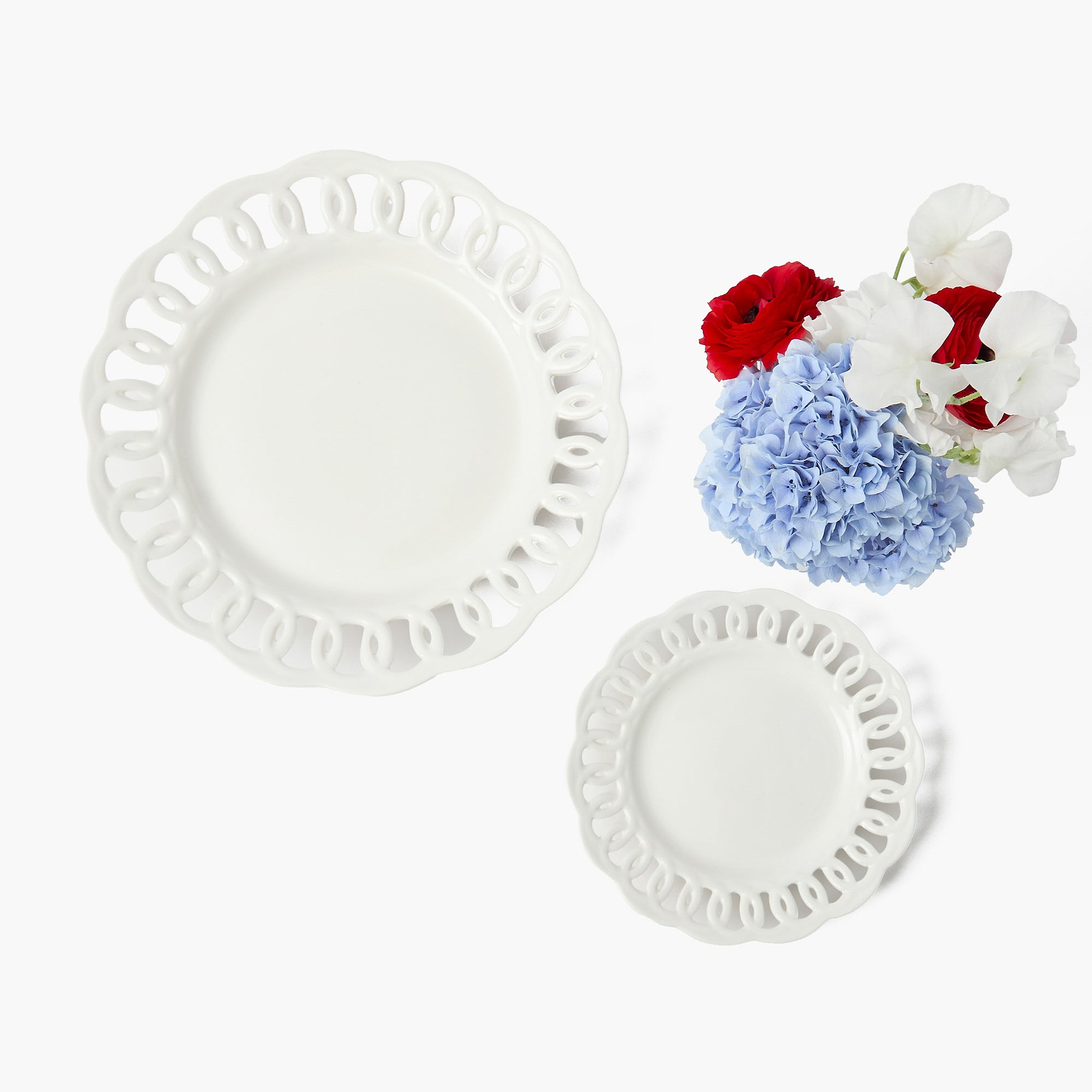 White Lace Starter Plate