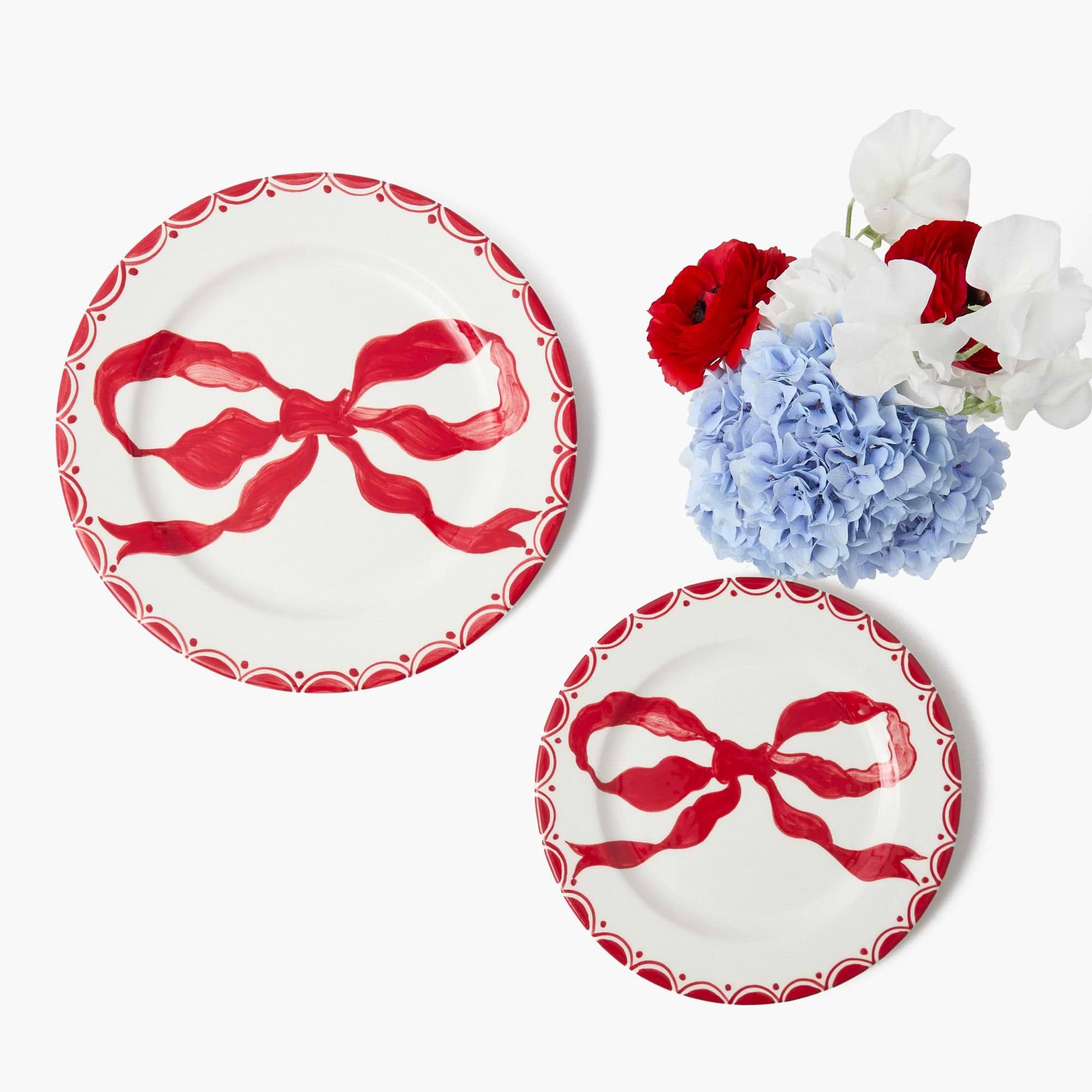 Marilyn Red Bow Starter Plate