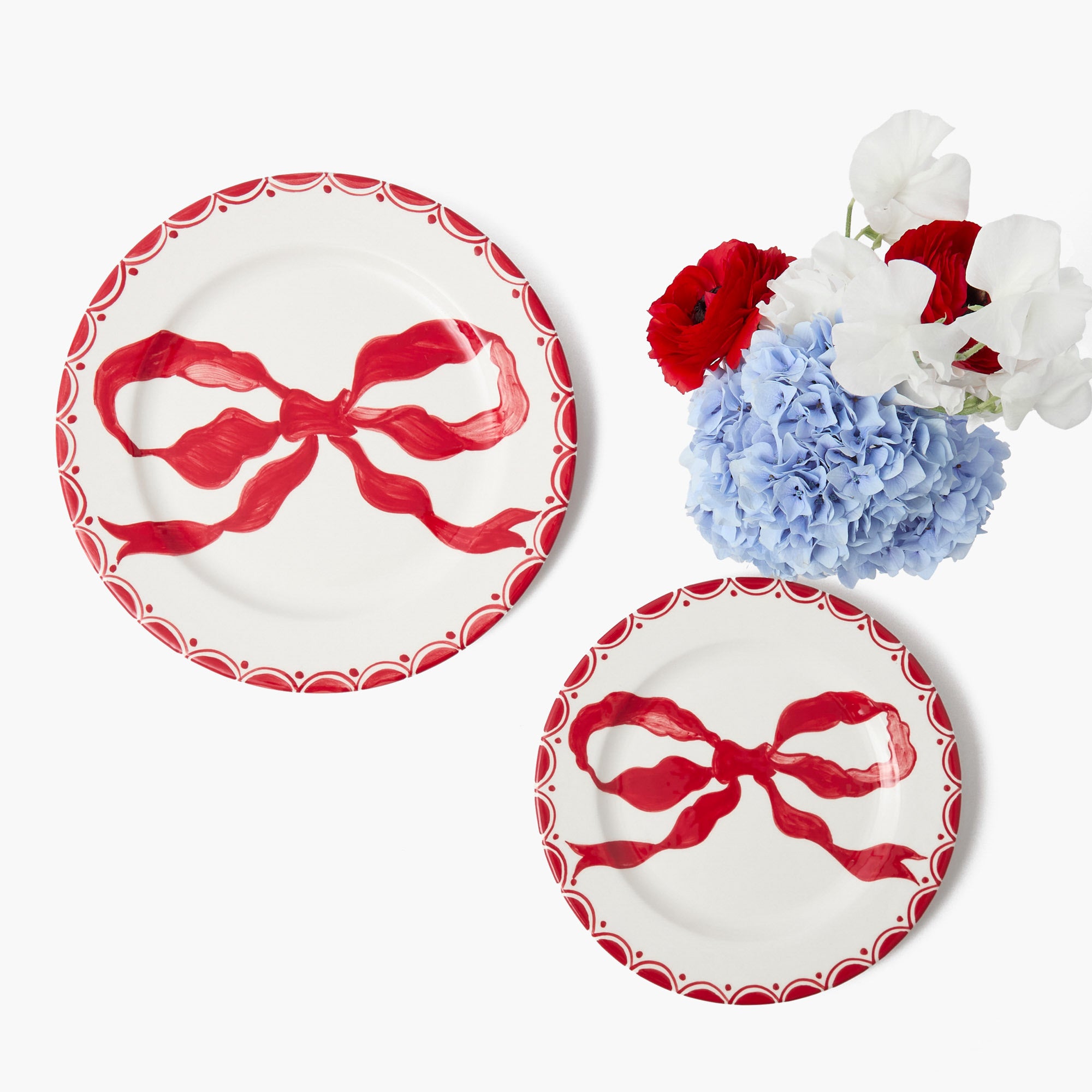 Marilyn Red Bow Starter Plate
