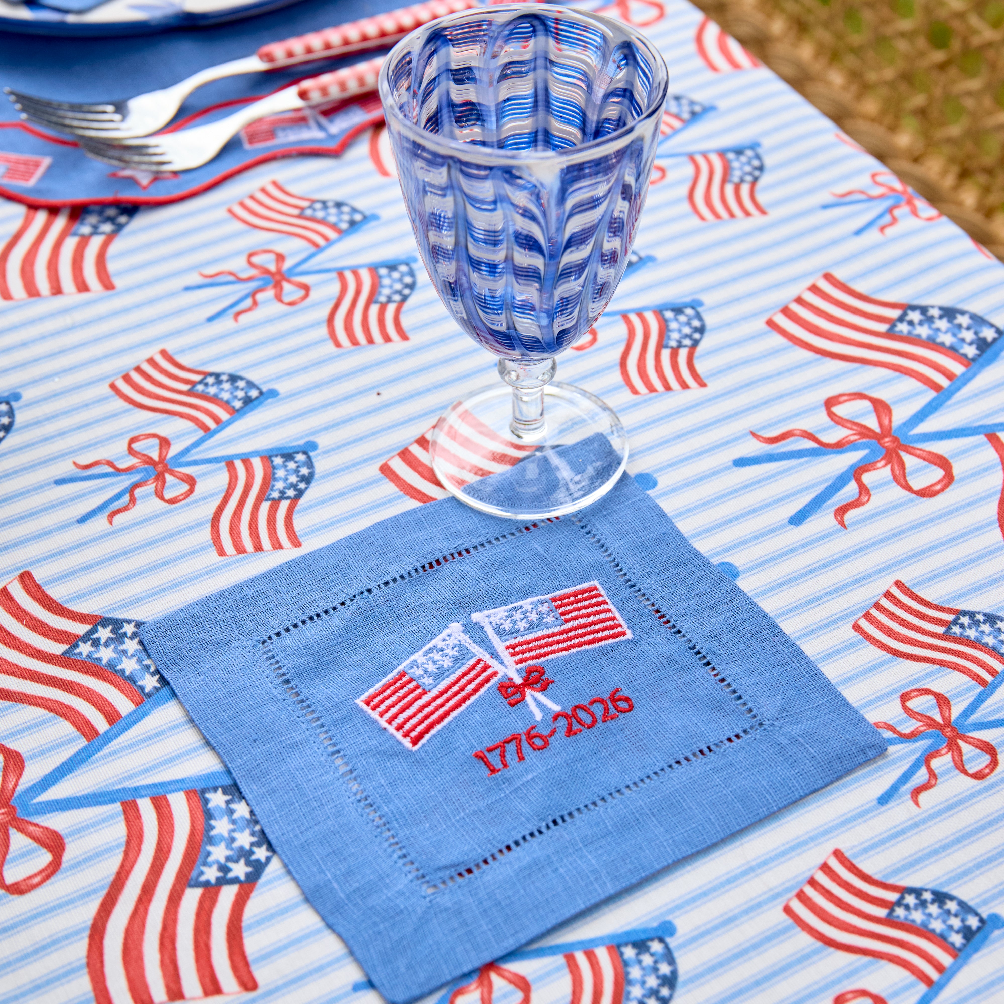 Fourth of July Cocktail Napkins (Set of 4)