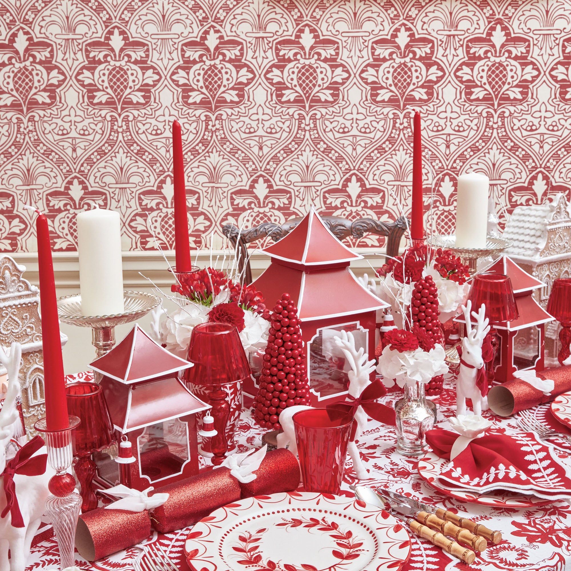 Add a touch of timeless style to your space with our Red Candles.