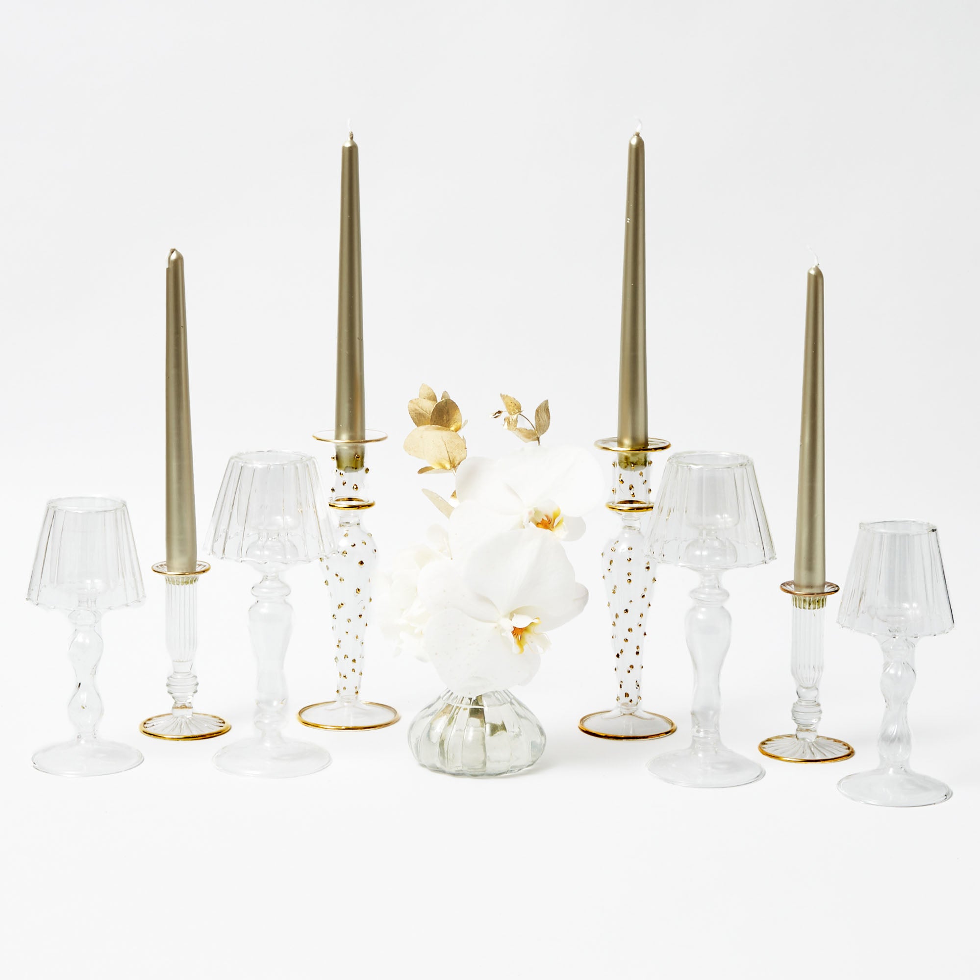 The Joy Gold Candlescape is a must-have for your holiday decor, bringing a warm and festive ambiance to any room.