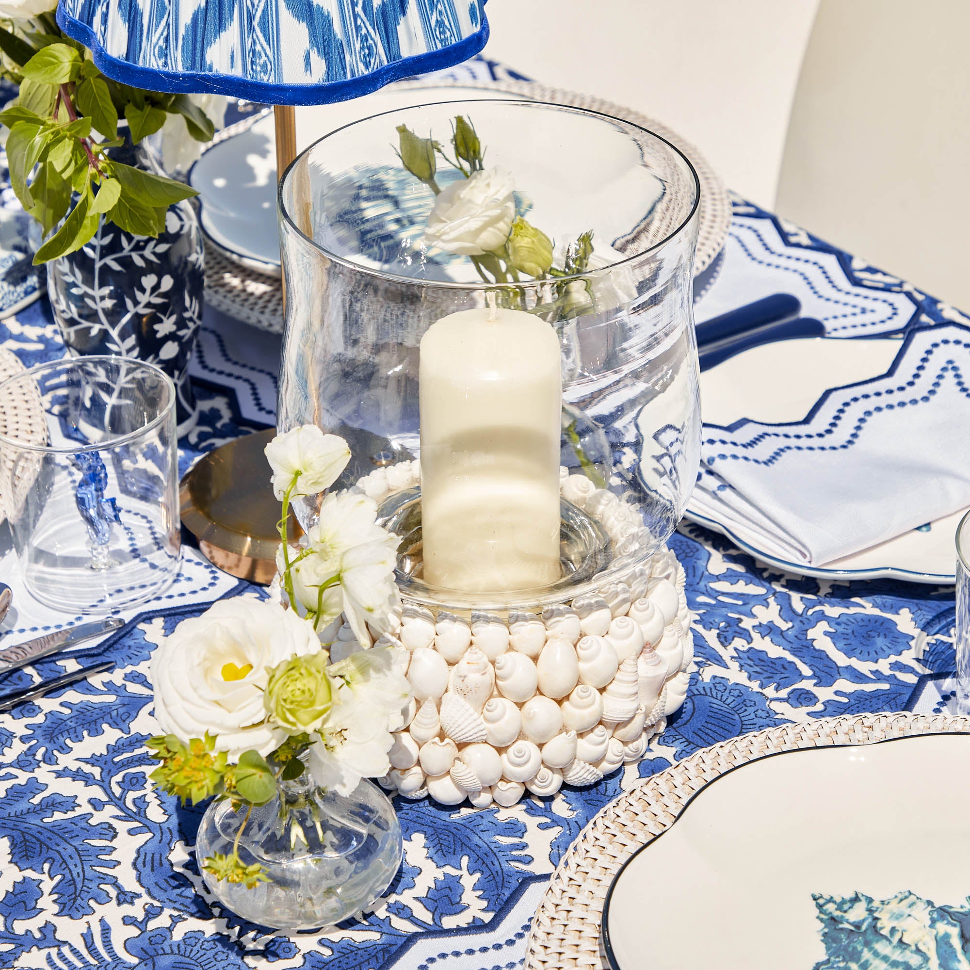 White Pillar Candle (Pair)