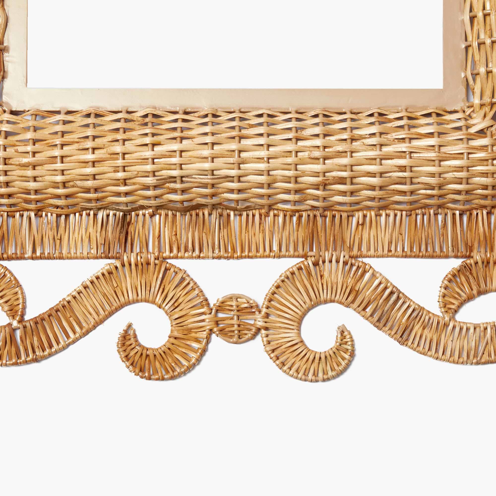 The Grand Rattan Mirror