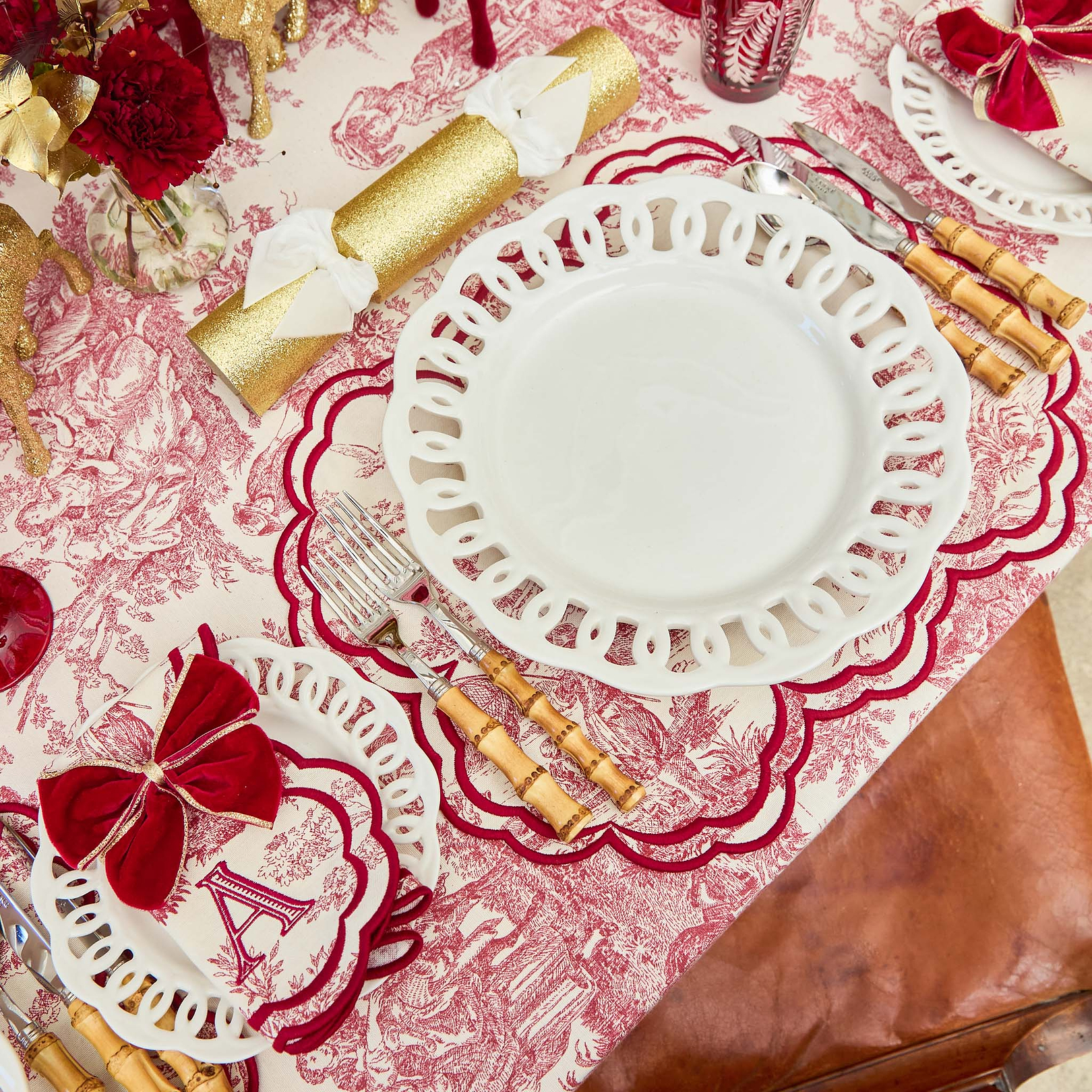 White Lace Starter Plate