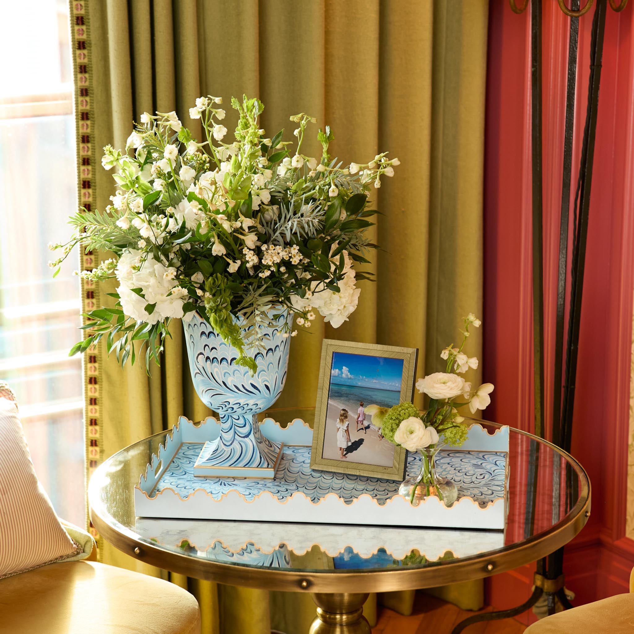 Blue Marble Tray