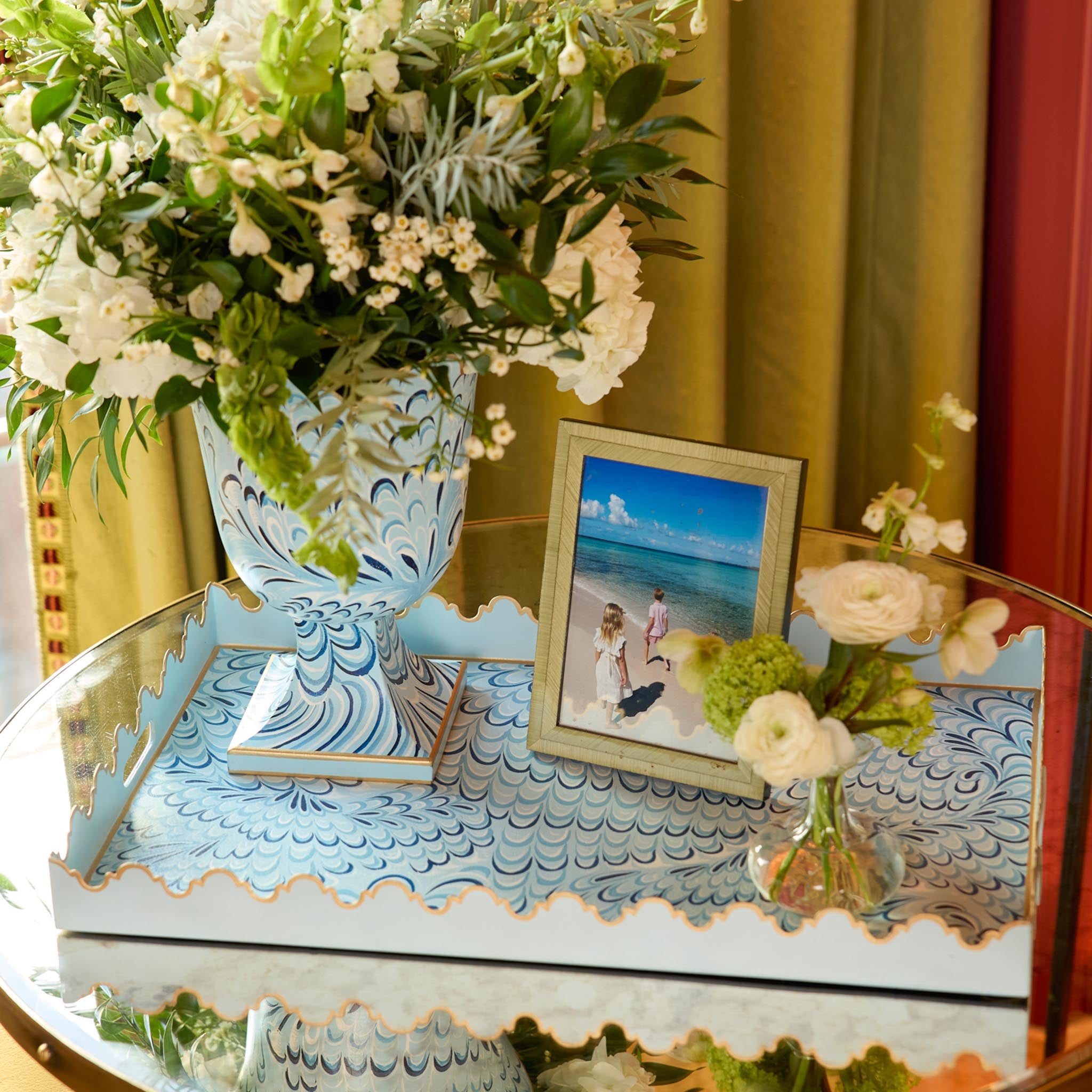Blue Marble Tray
