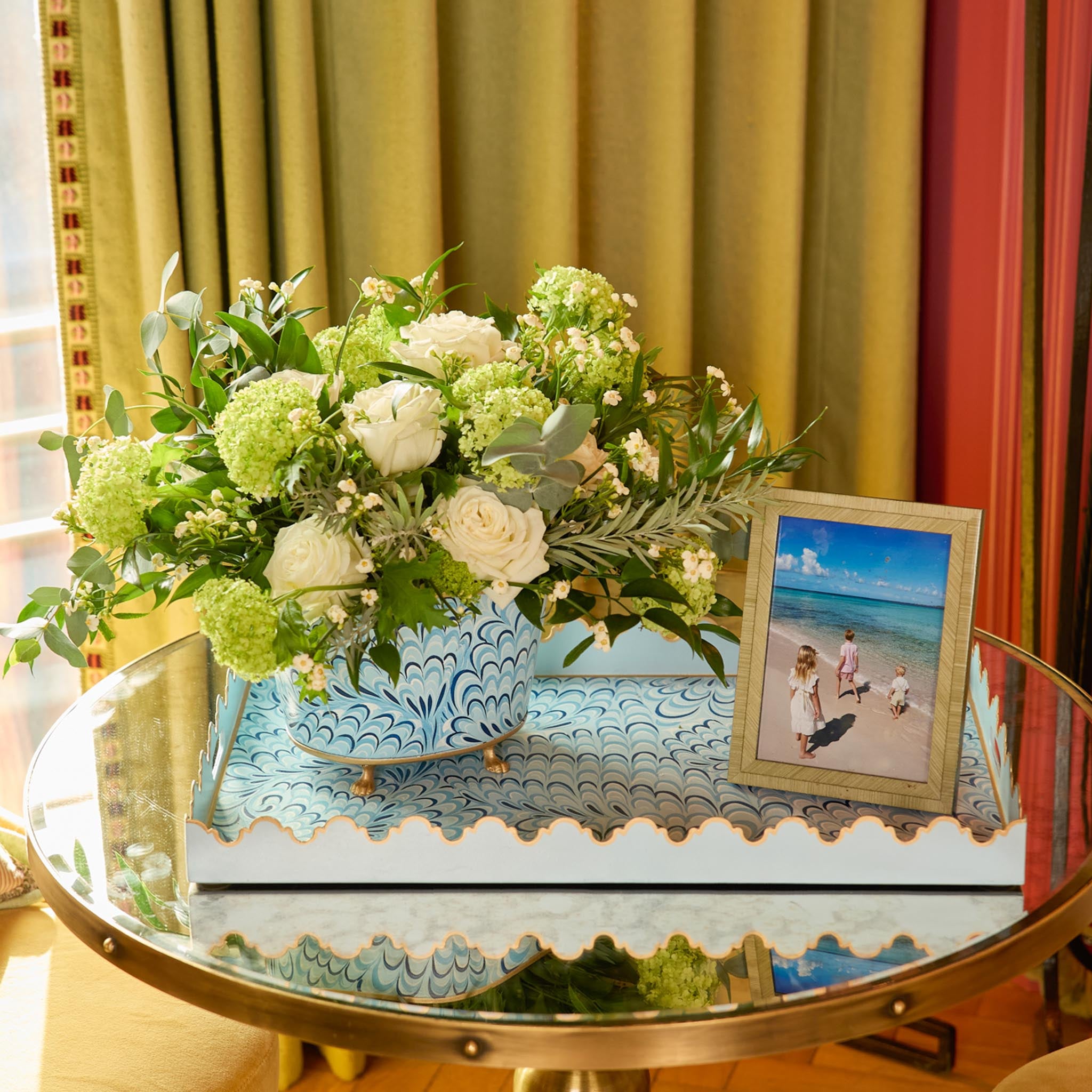 Blue Marble Tray