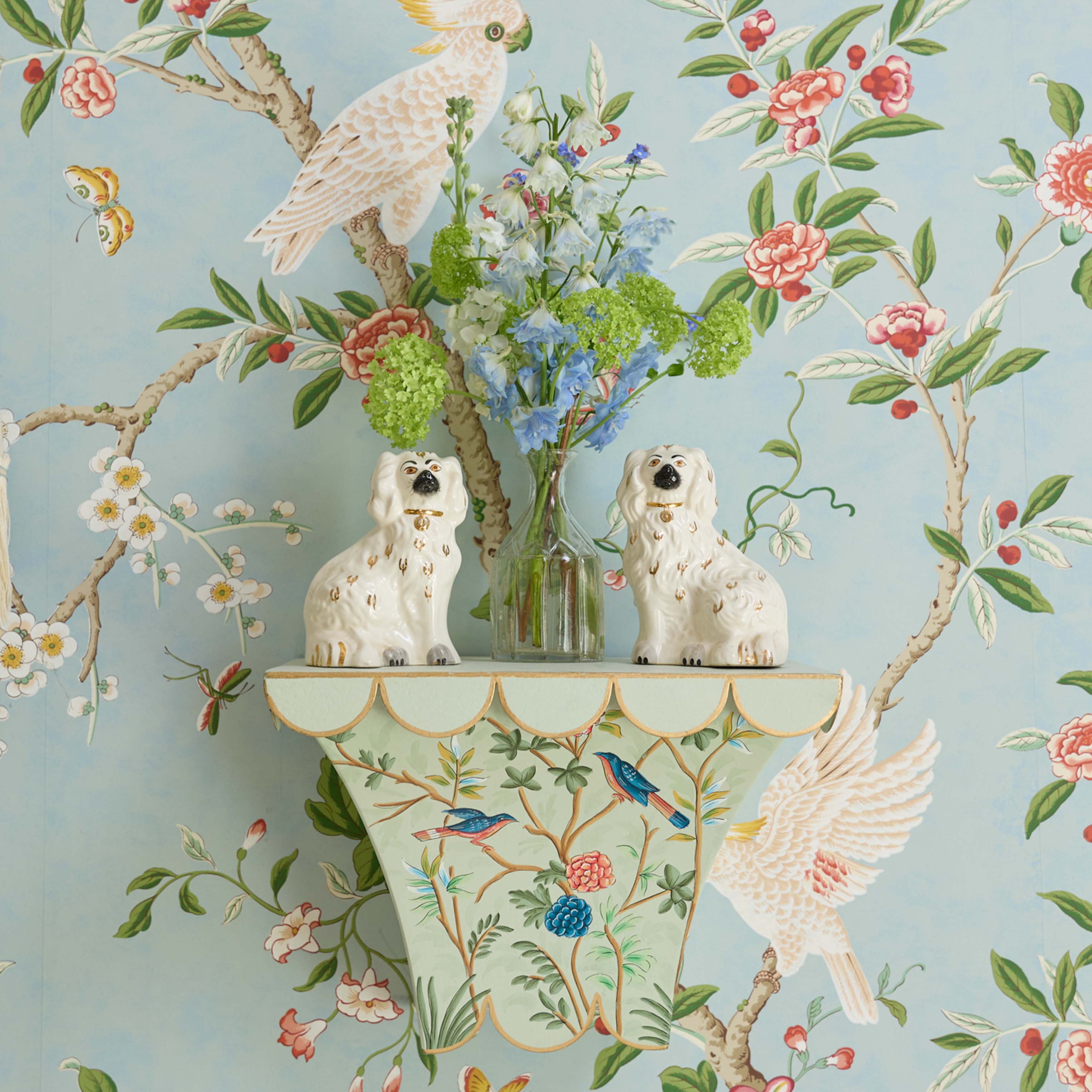Chinoiserie Tole Wall Sconce