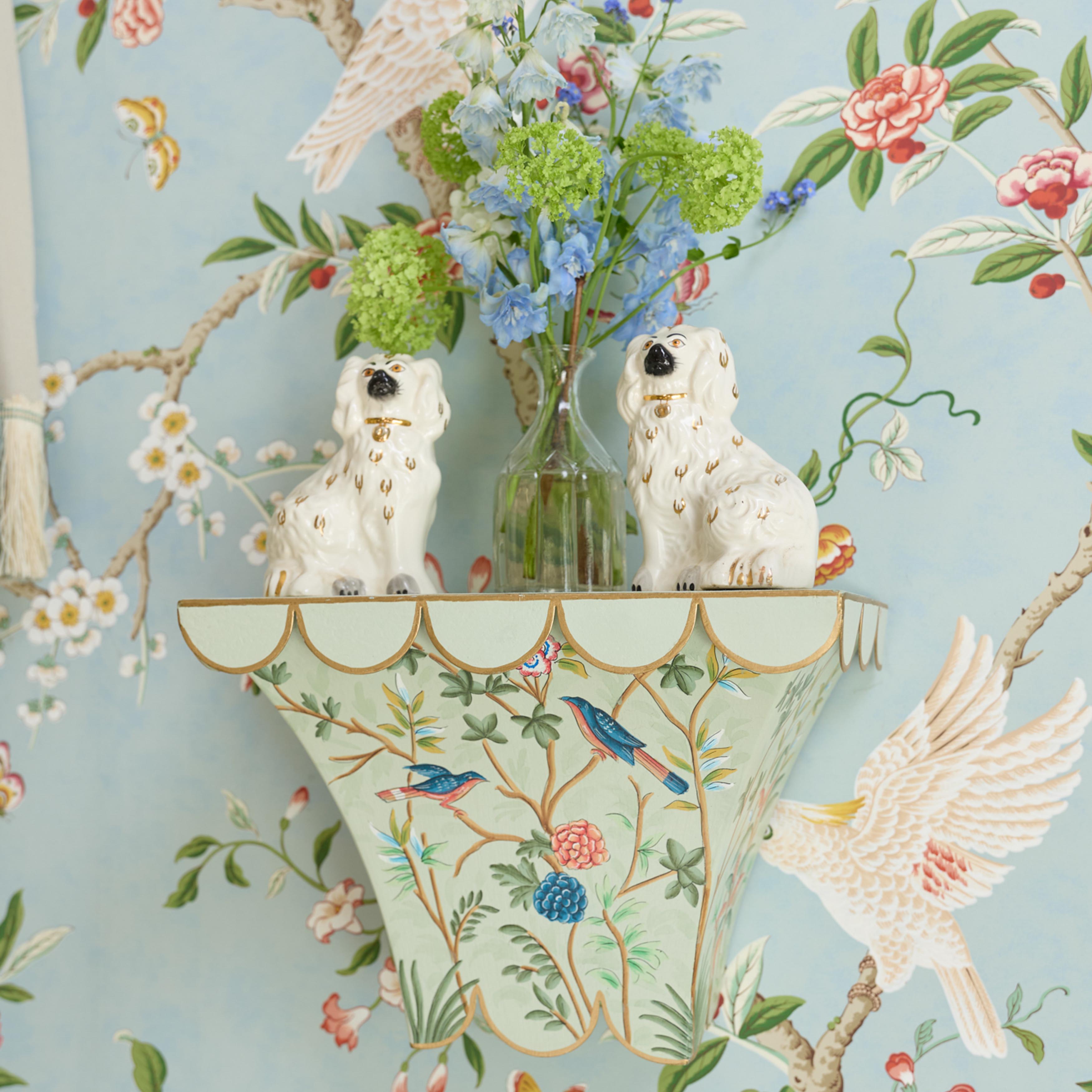 Chinoiserie Tole Wall Sconce
