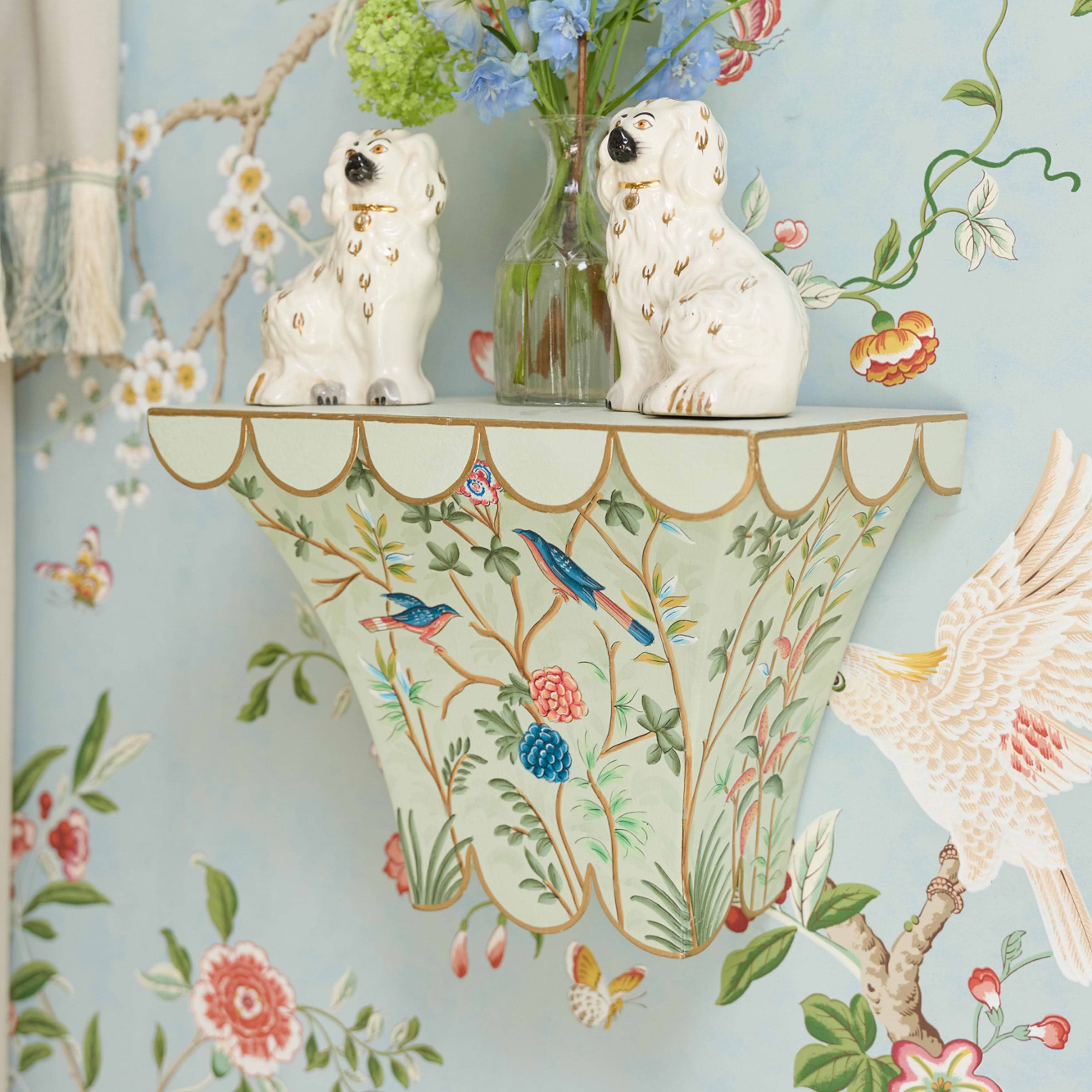 Chinoiserie Tole Wall Sconce