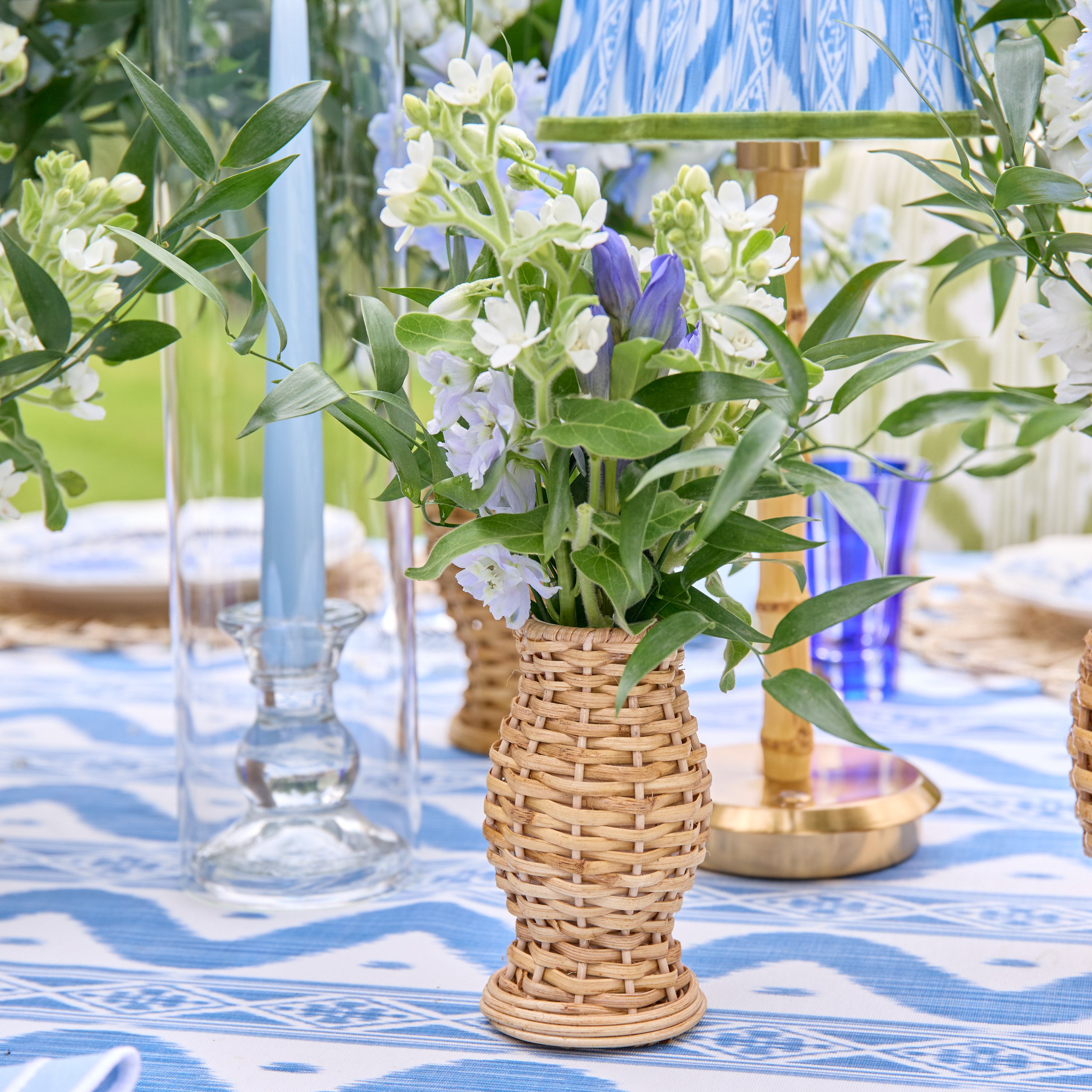 Mini Natural Rattan Vase (Set of 3)