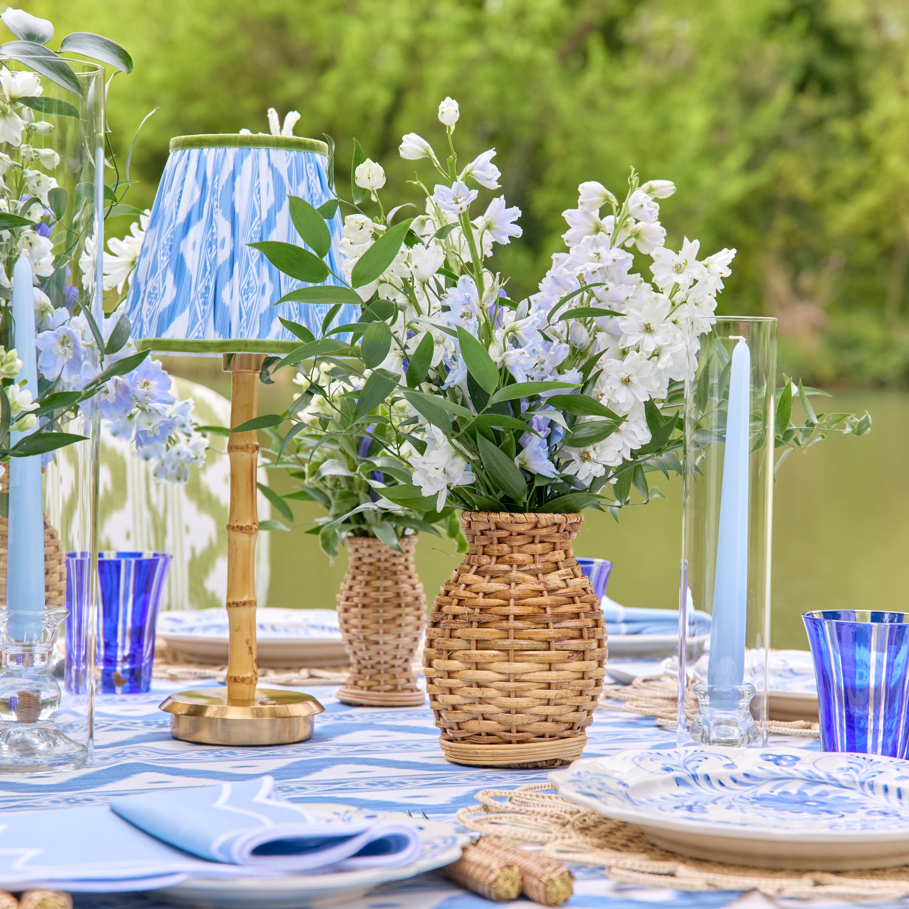 Mini Natural Rattan Vase (Set of 3)