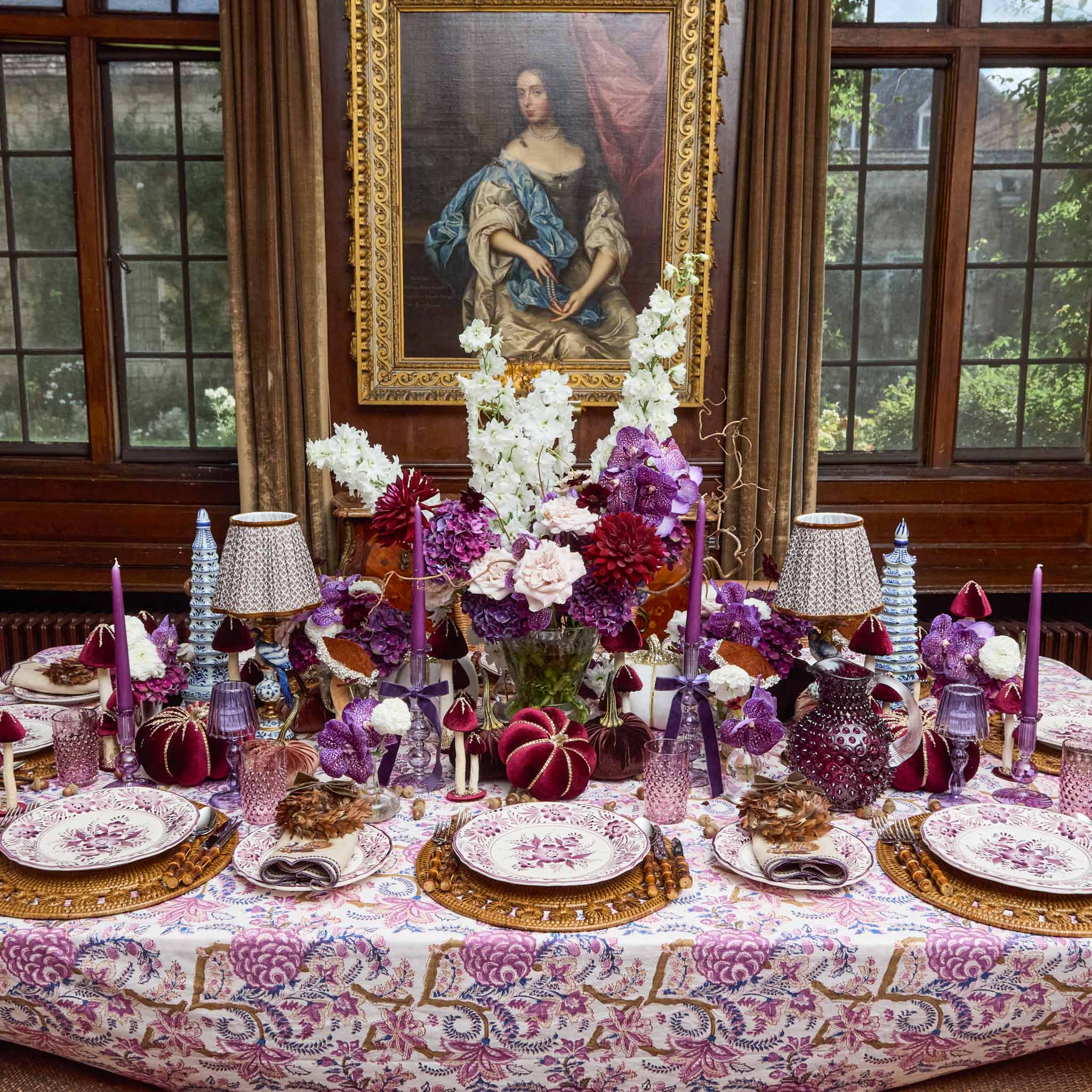 Eden Purple Candle Set