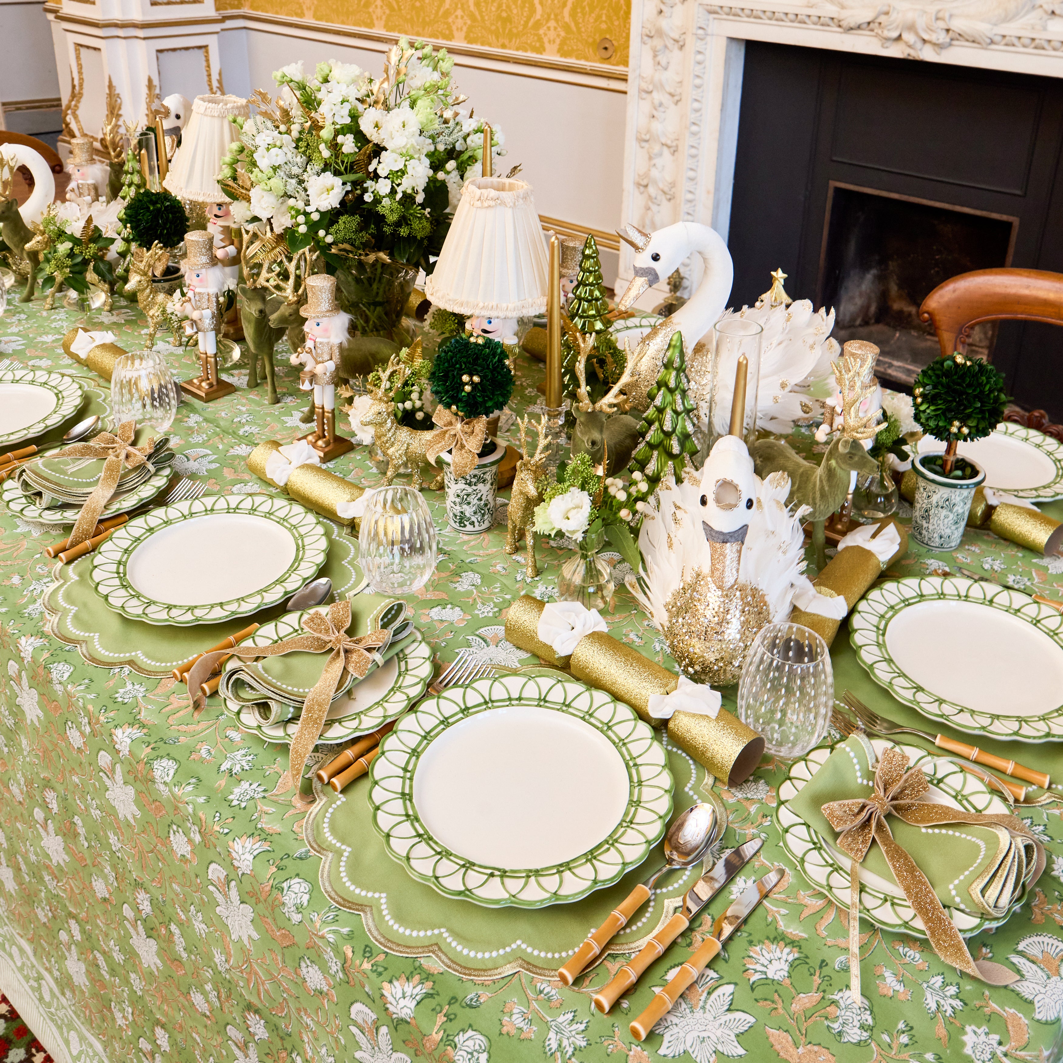 Green Stella Starter Plate