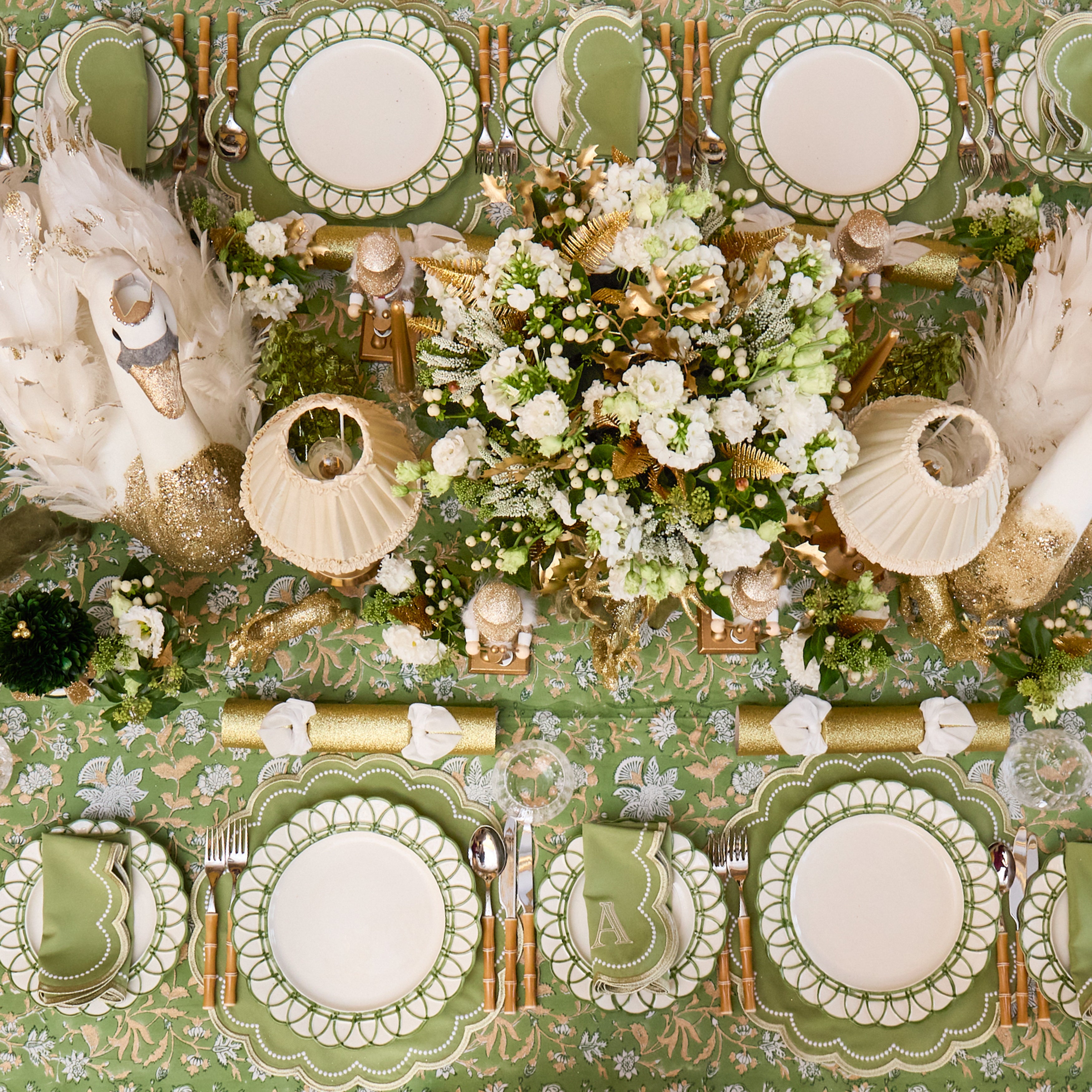 Green Stella Starter Plate