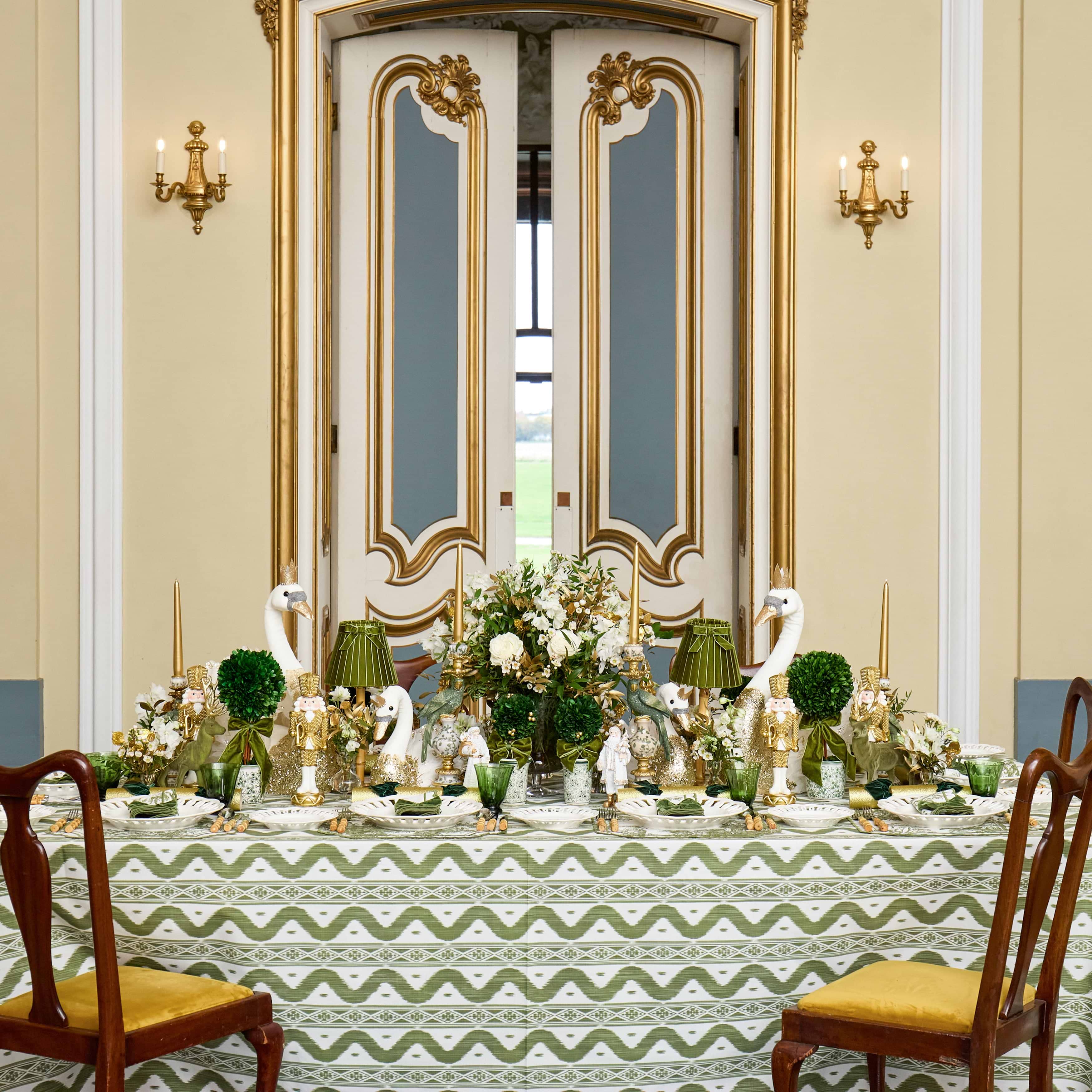 Olive Toile Louisa Napkins (Set of 4)