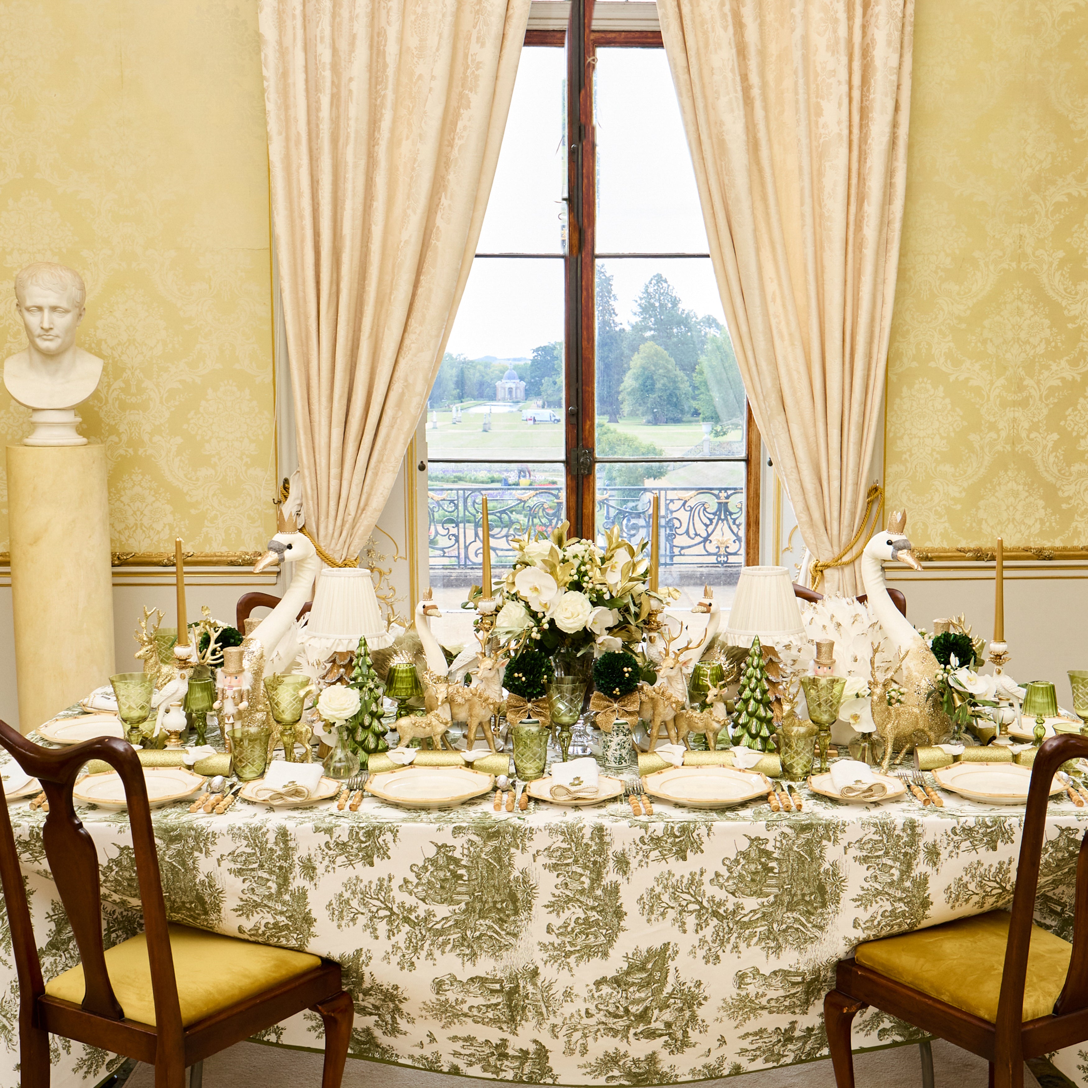 Olive Ottilie Toile Tablecloth