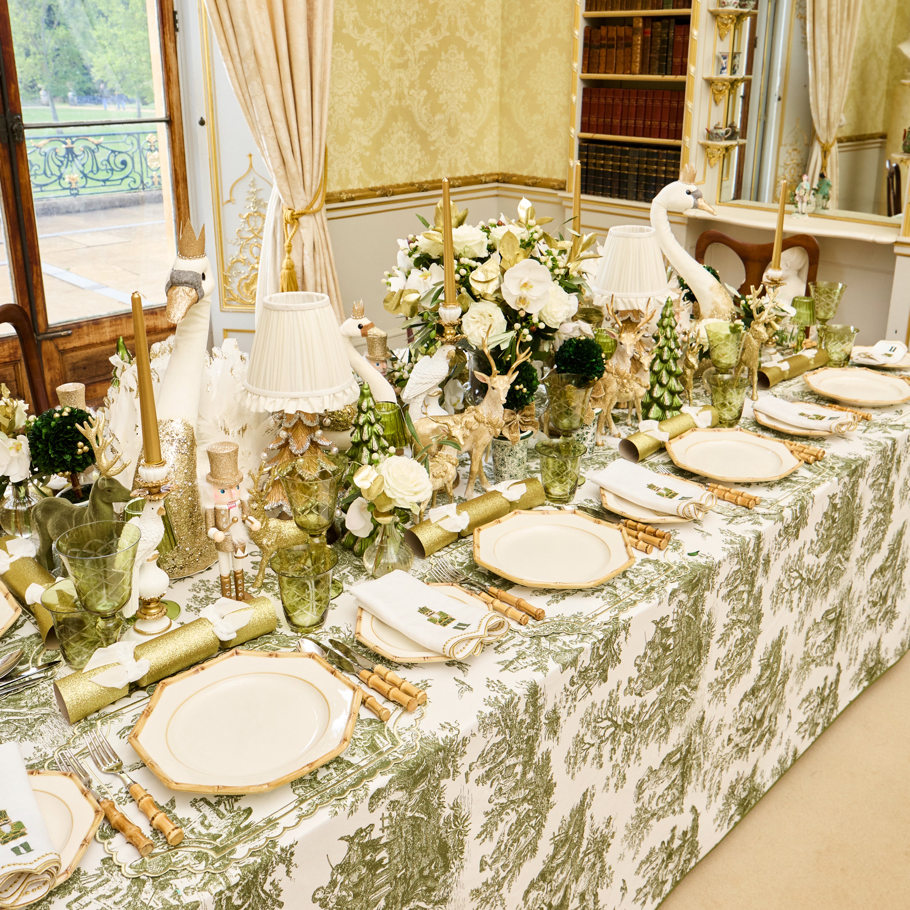 Olive Ottilie Toile Tablecloth