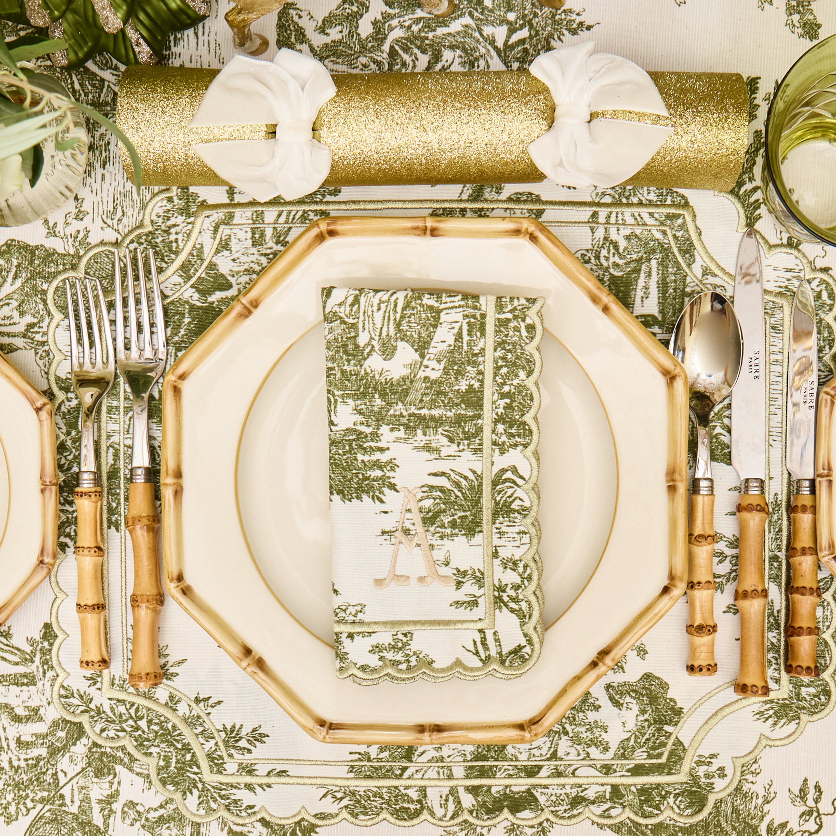 Olive Ottilie Toile Tablecloth