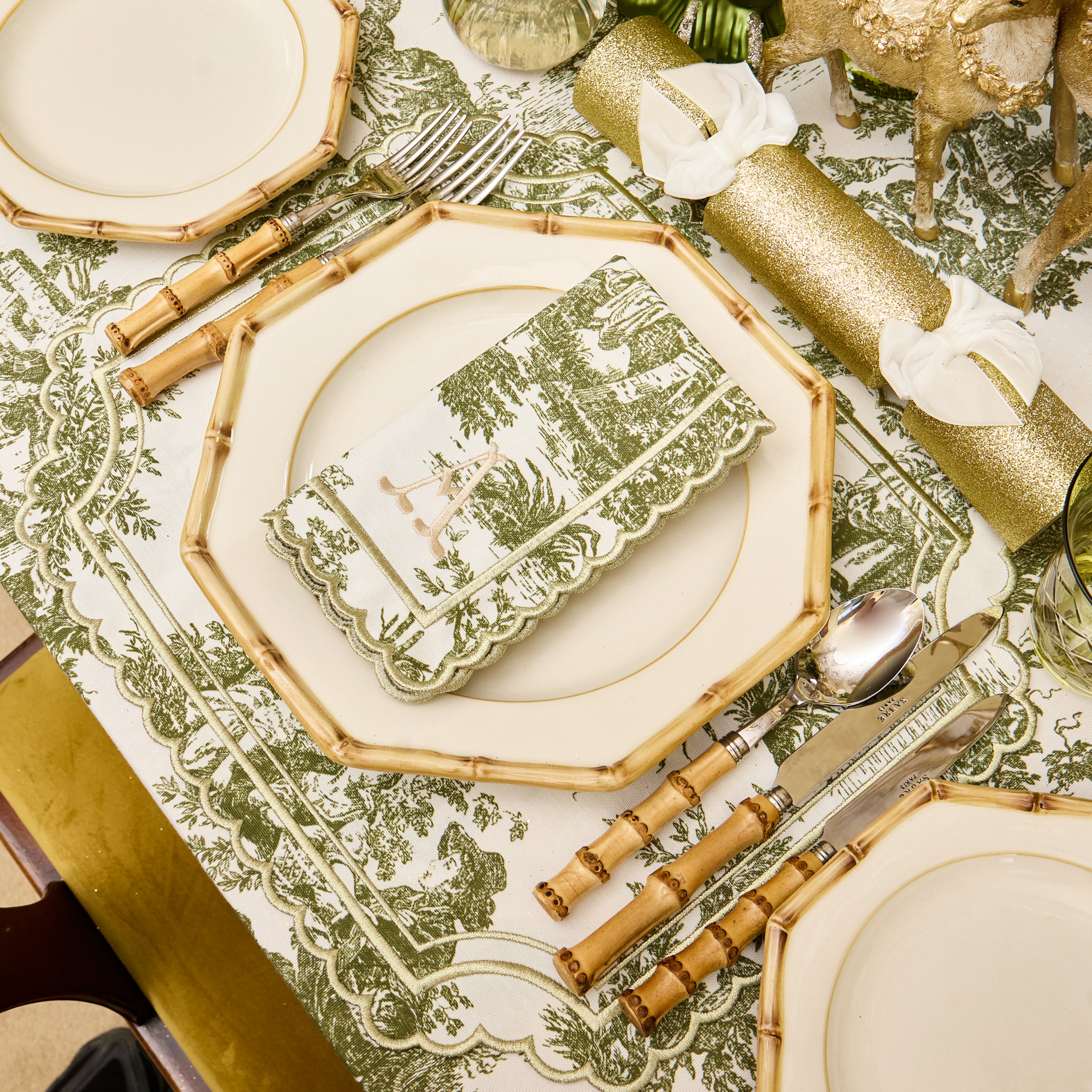 Olive Ottilie Toile Tablecloth