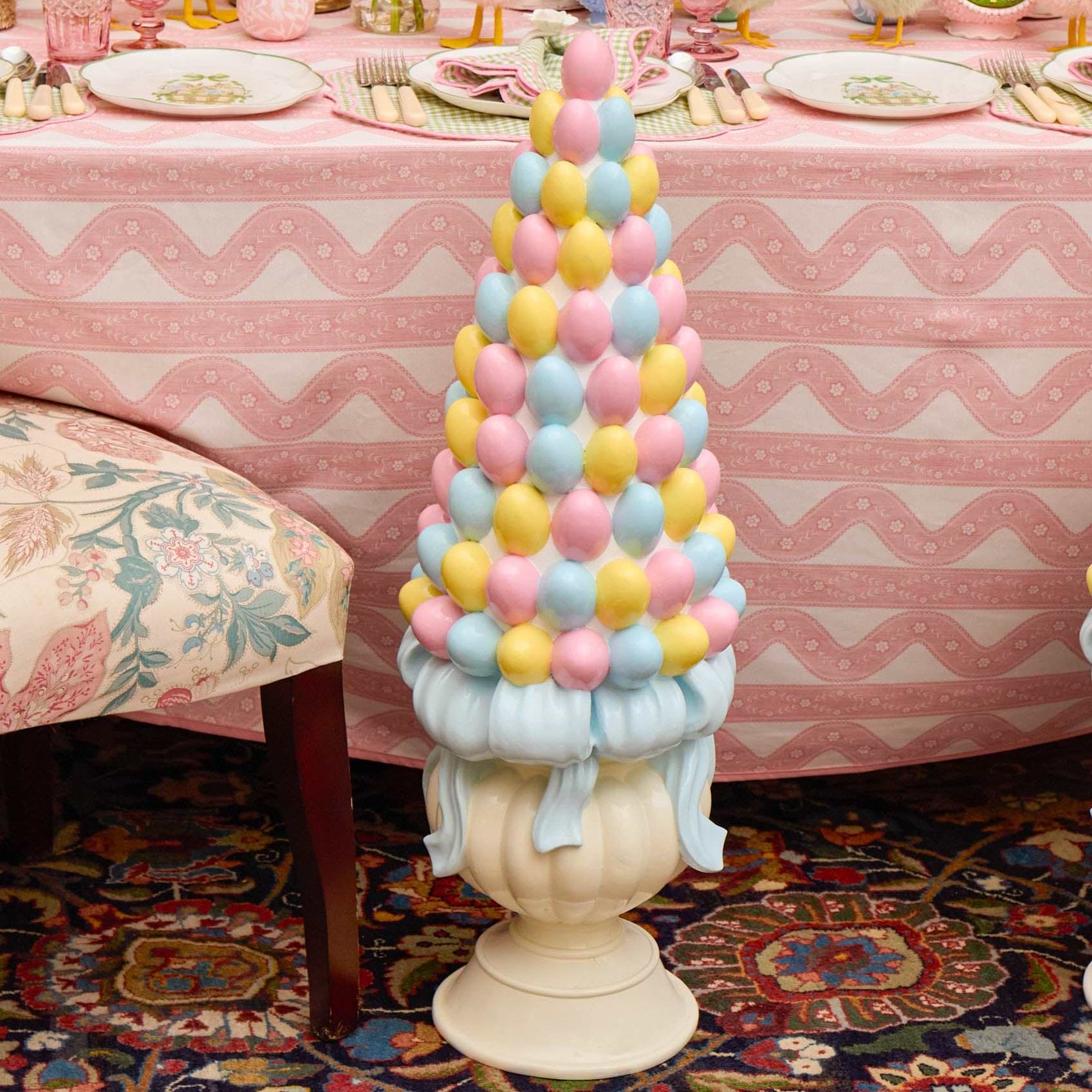 Extra Large Glossed Pastel Easter Egg Tree