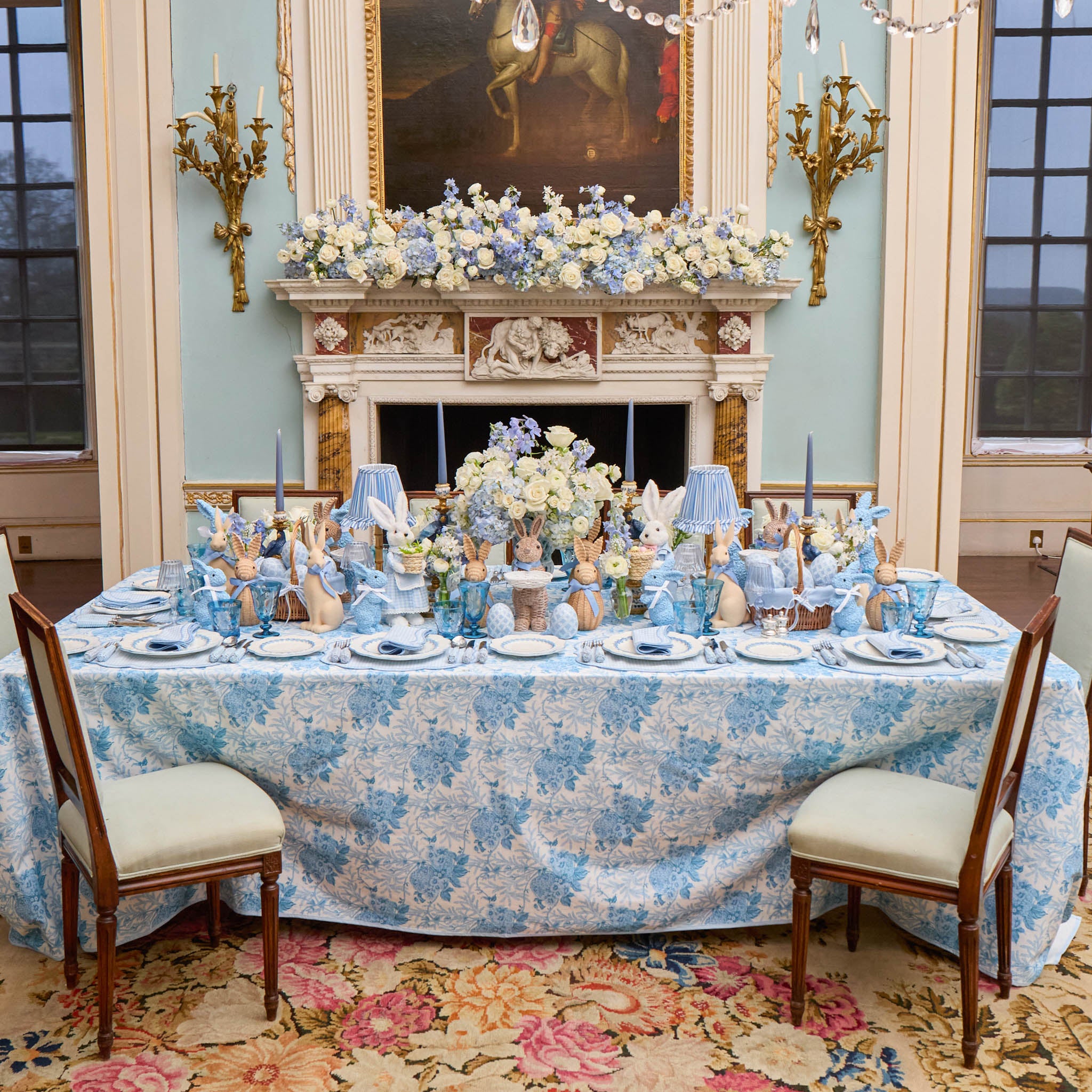 Blue Laurel Dinner Plate