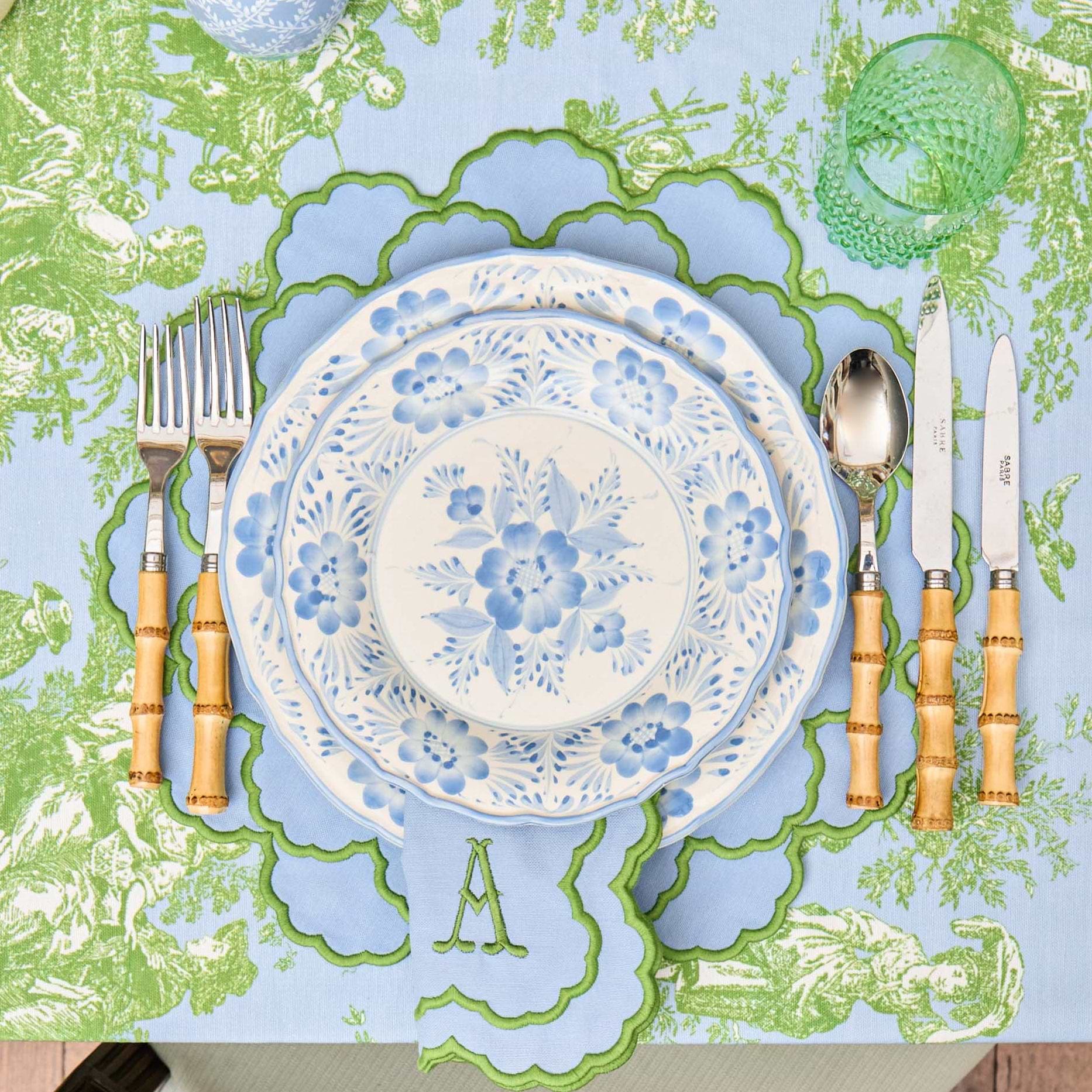 Blue Pandora Dinner Plate
