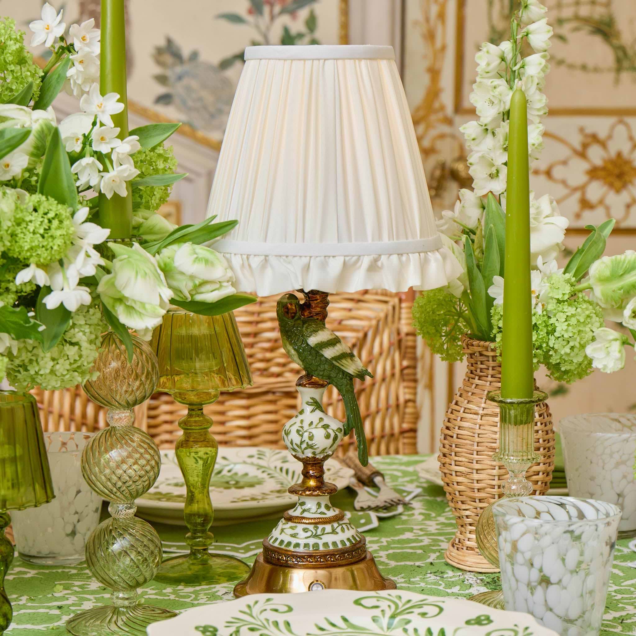 Cream Ruffle Lampshade (18cm)