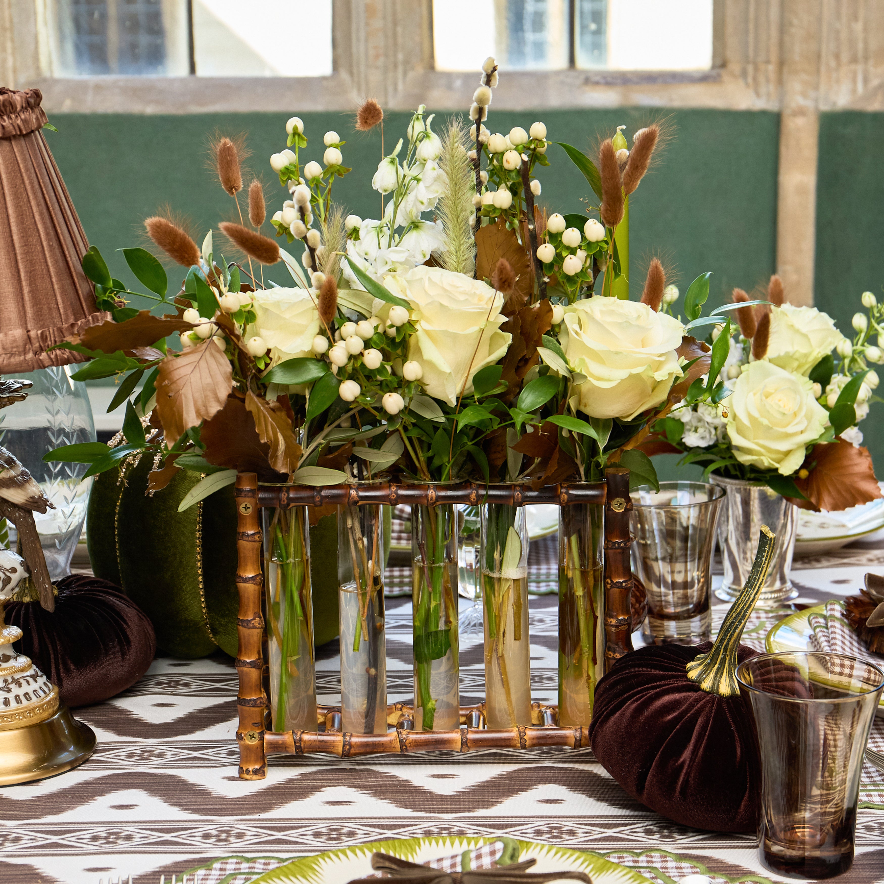 Burnt Bamboo Bud Vase