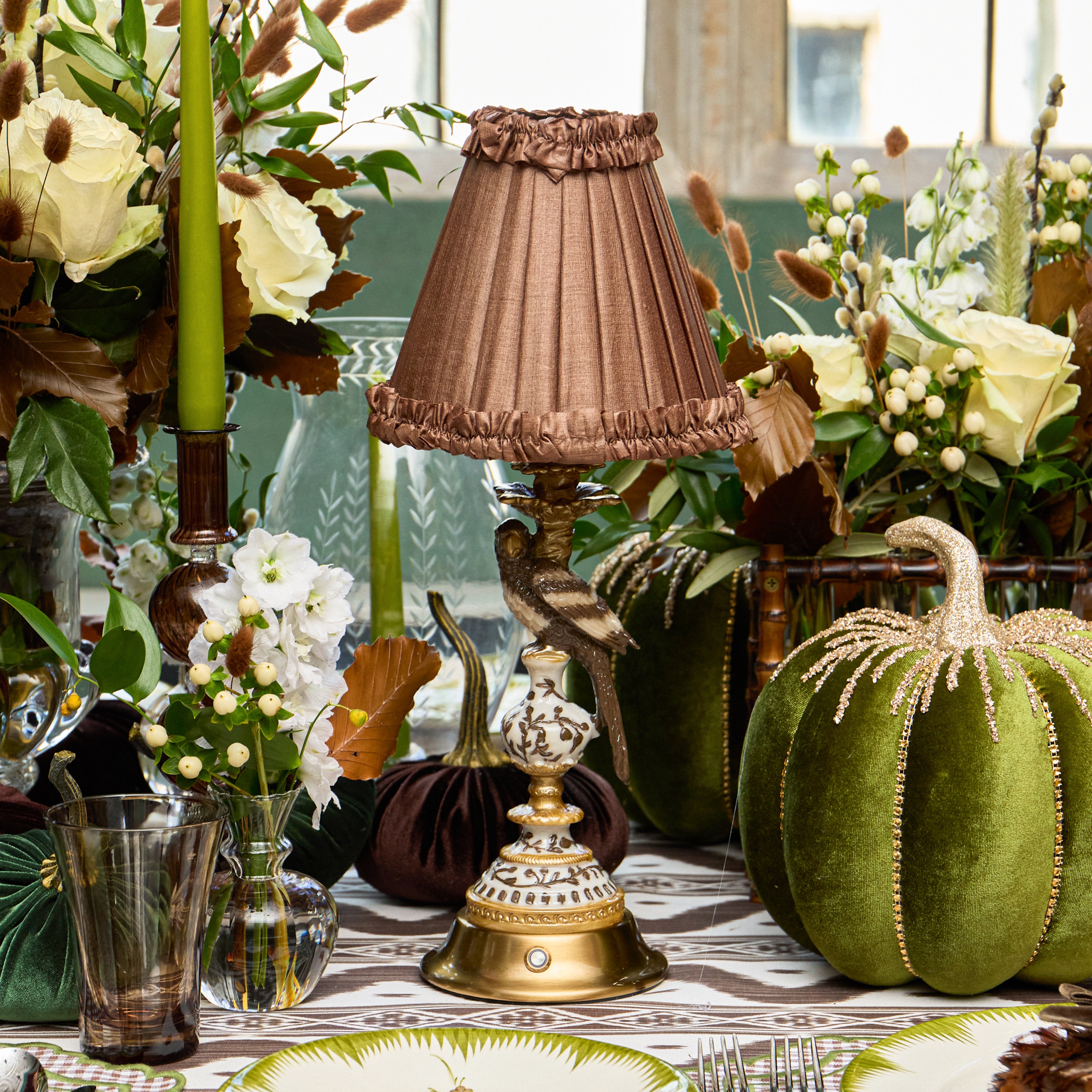 Chocolate Parrot Rechargeable Lamp