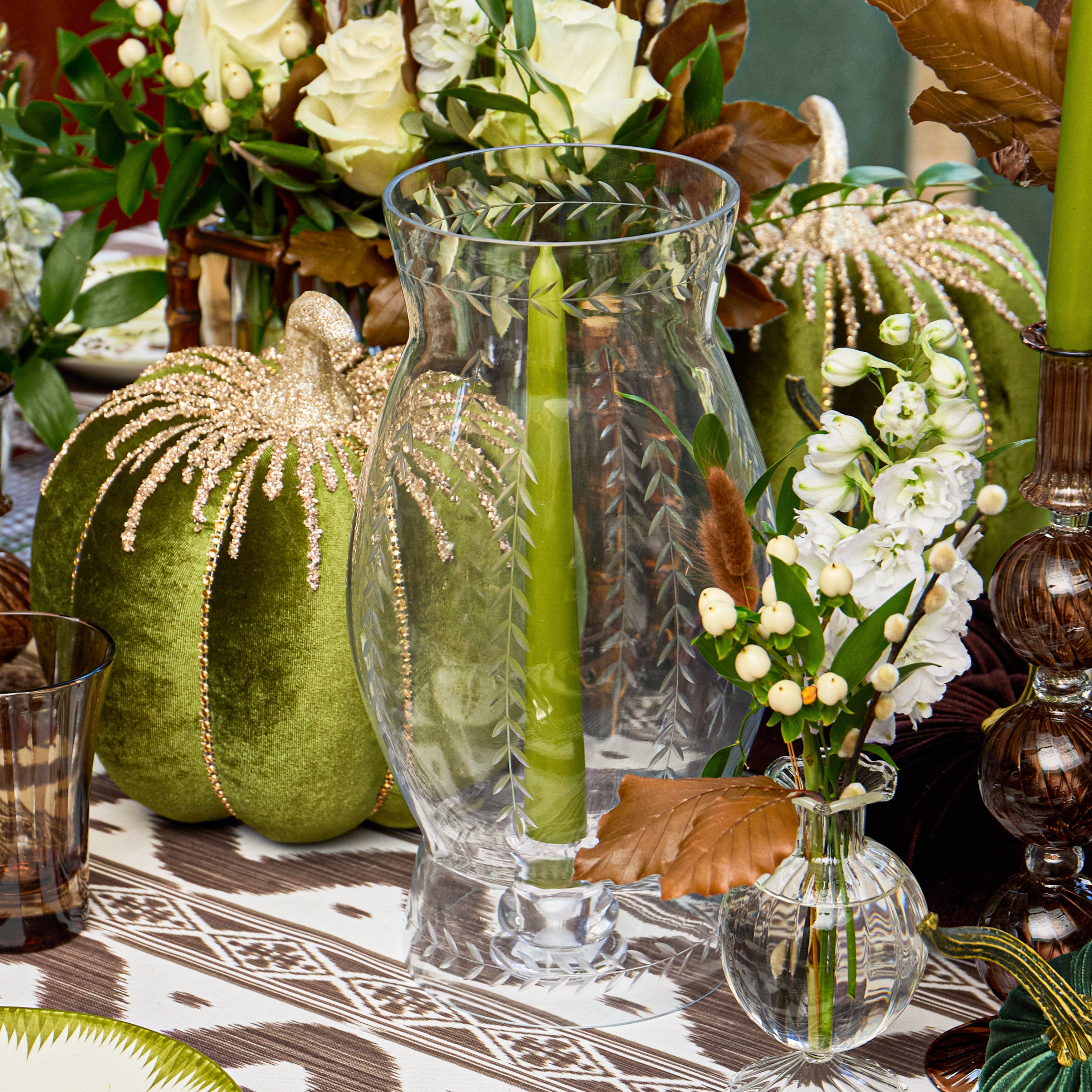 Brown Camille Candle Holder (Pair)