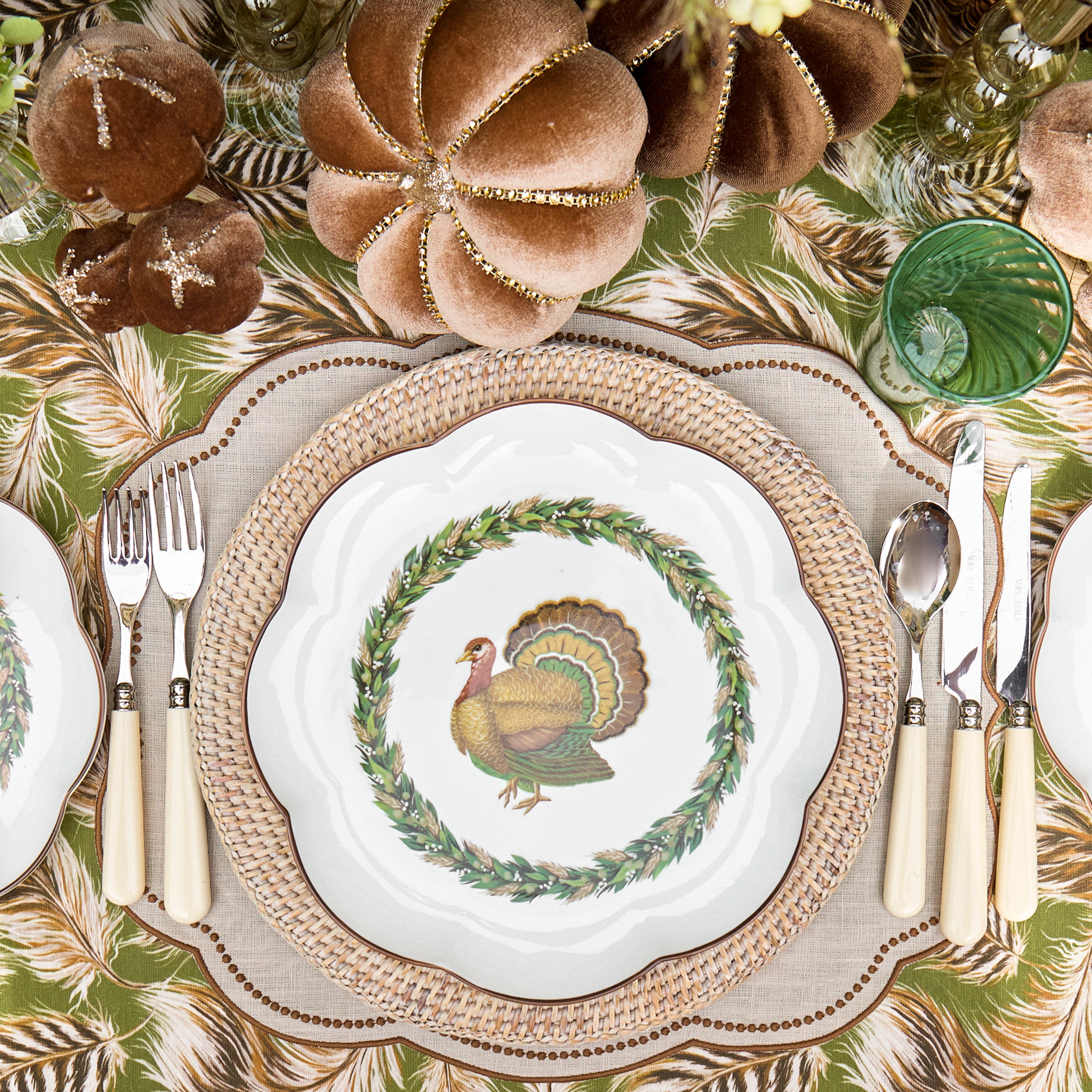 Natural Rattan Charger Plates (Set of 4)