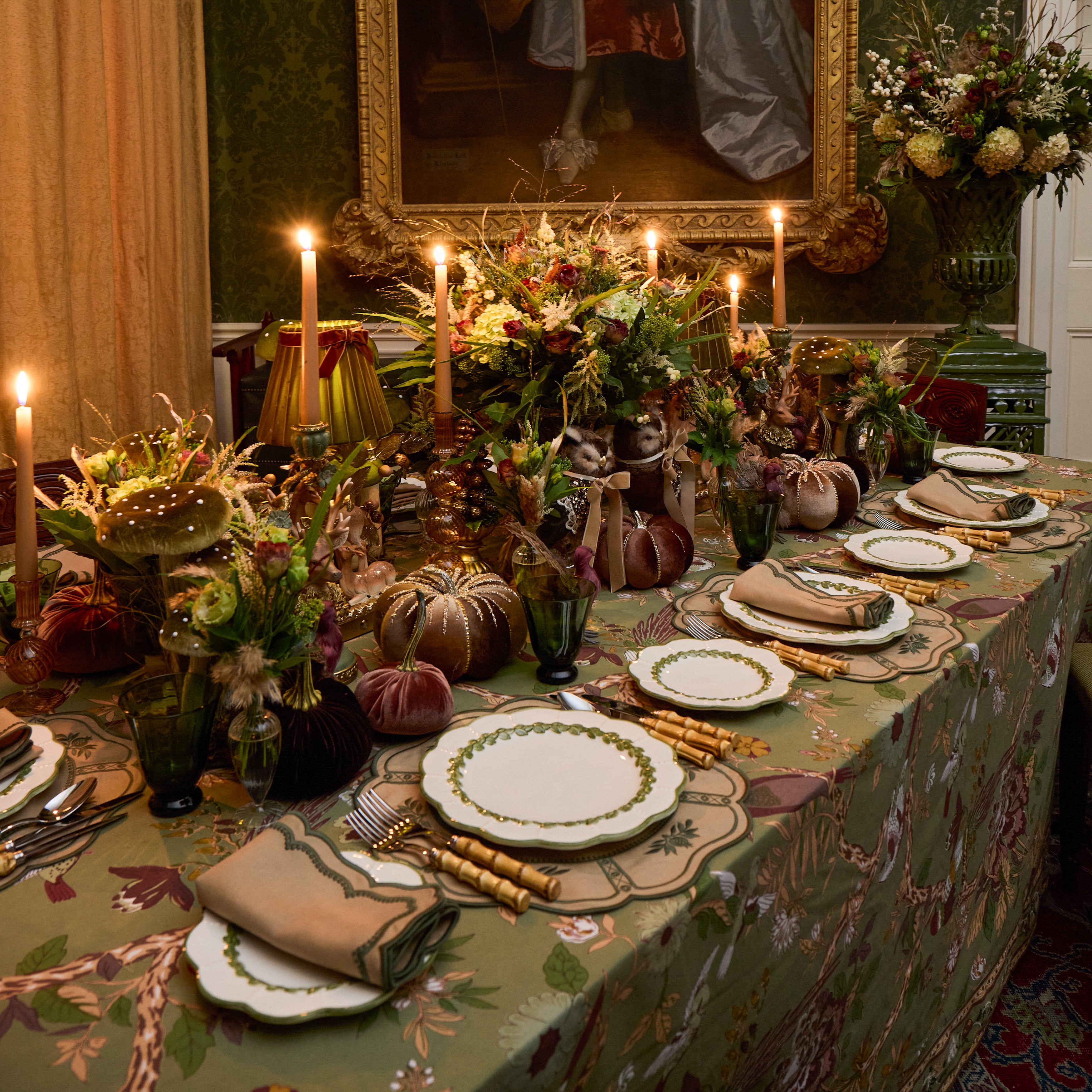 Olive Laurel Dinner Plate