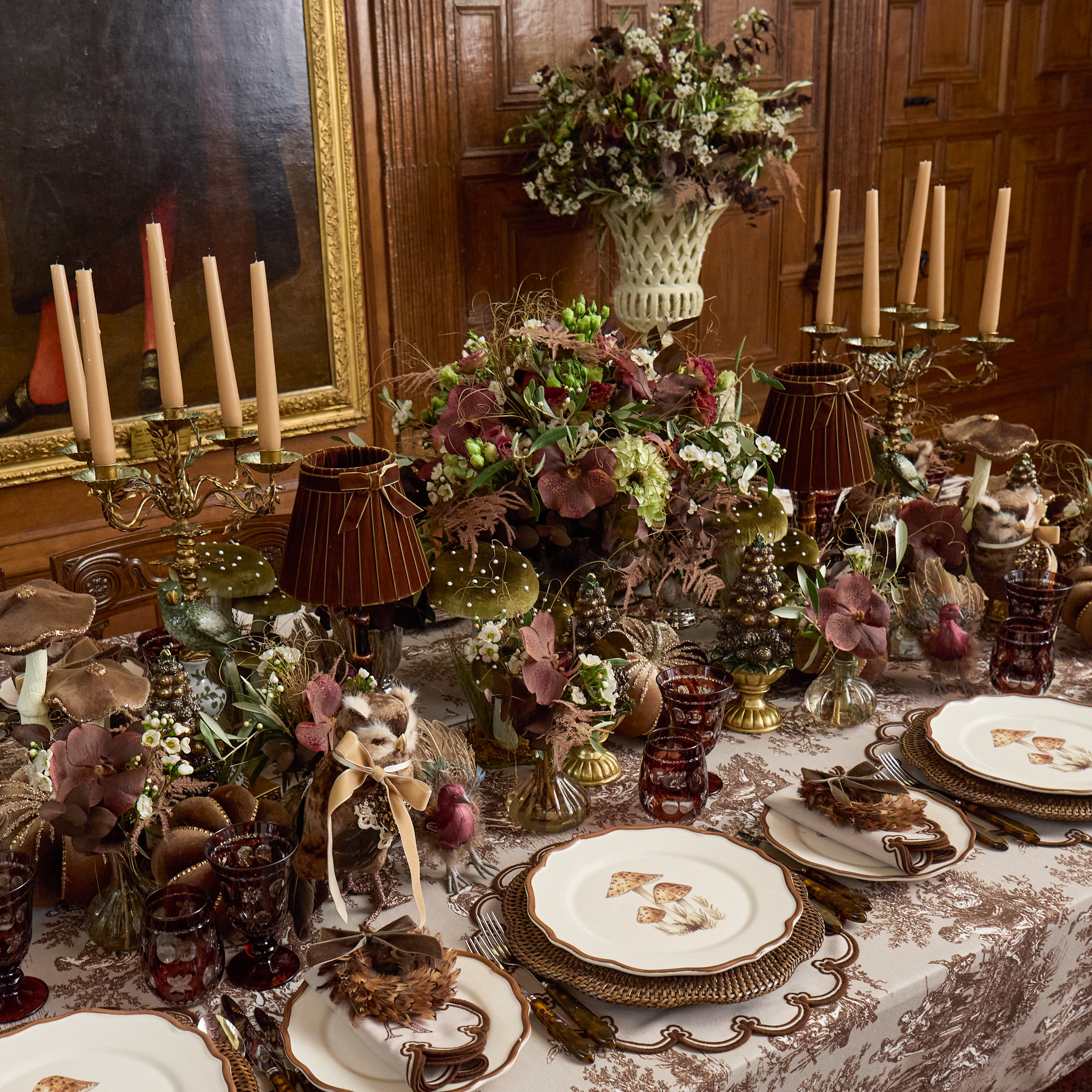 Mushroom Dinner Plate