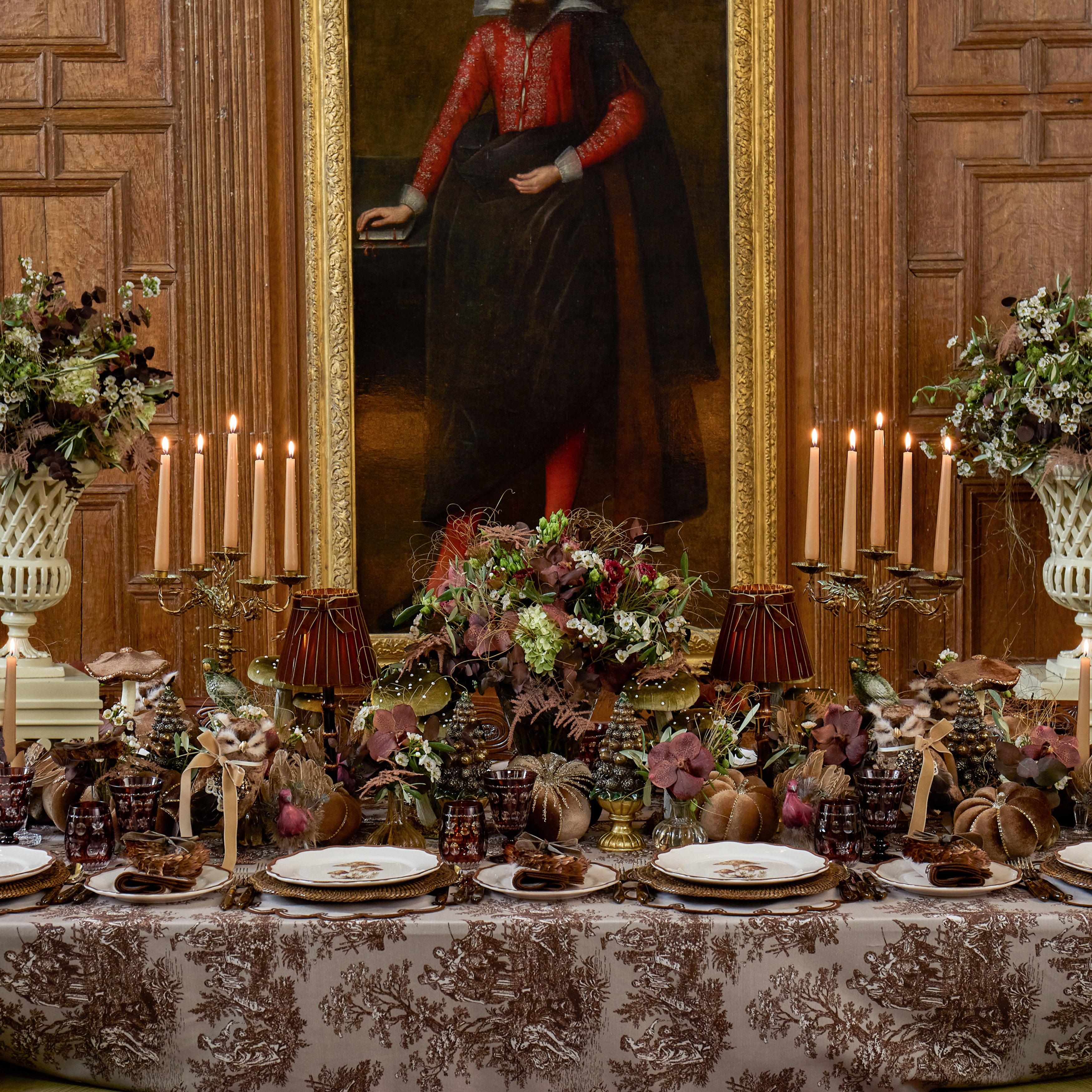Olive Parrot Candleabra