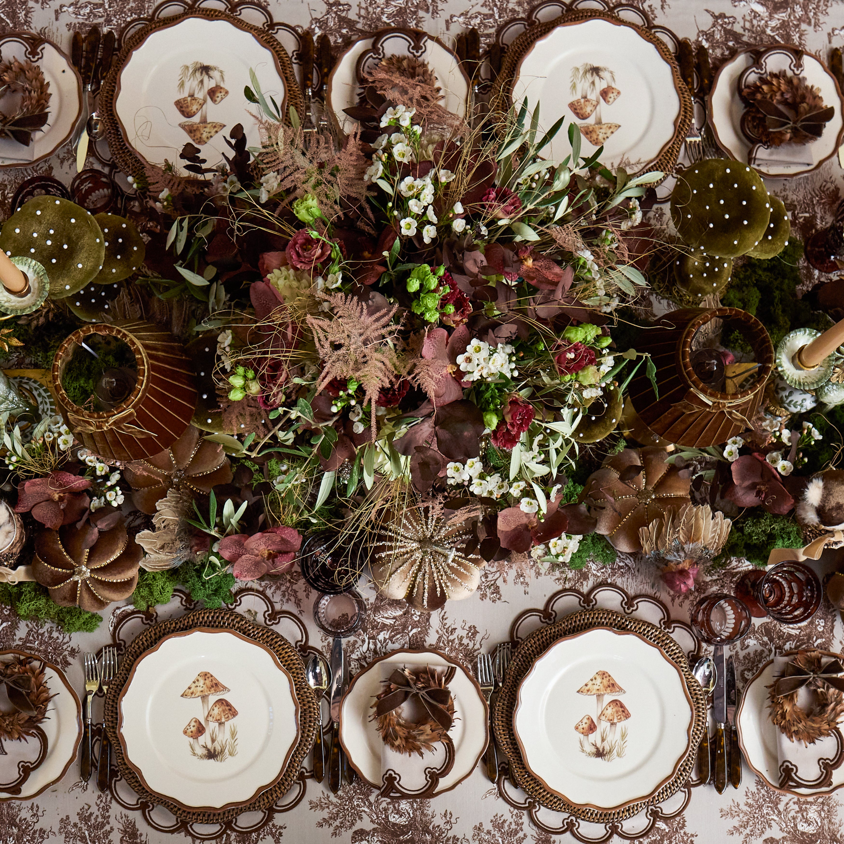 Mushroom Dinner Plate