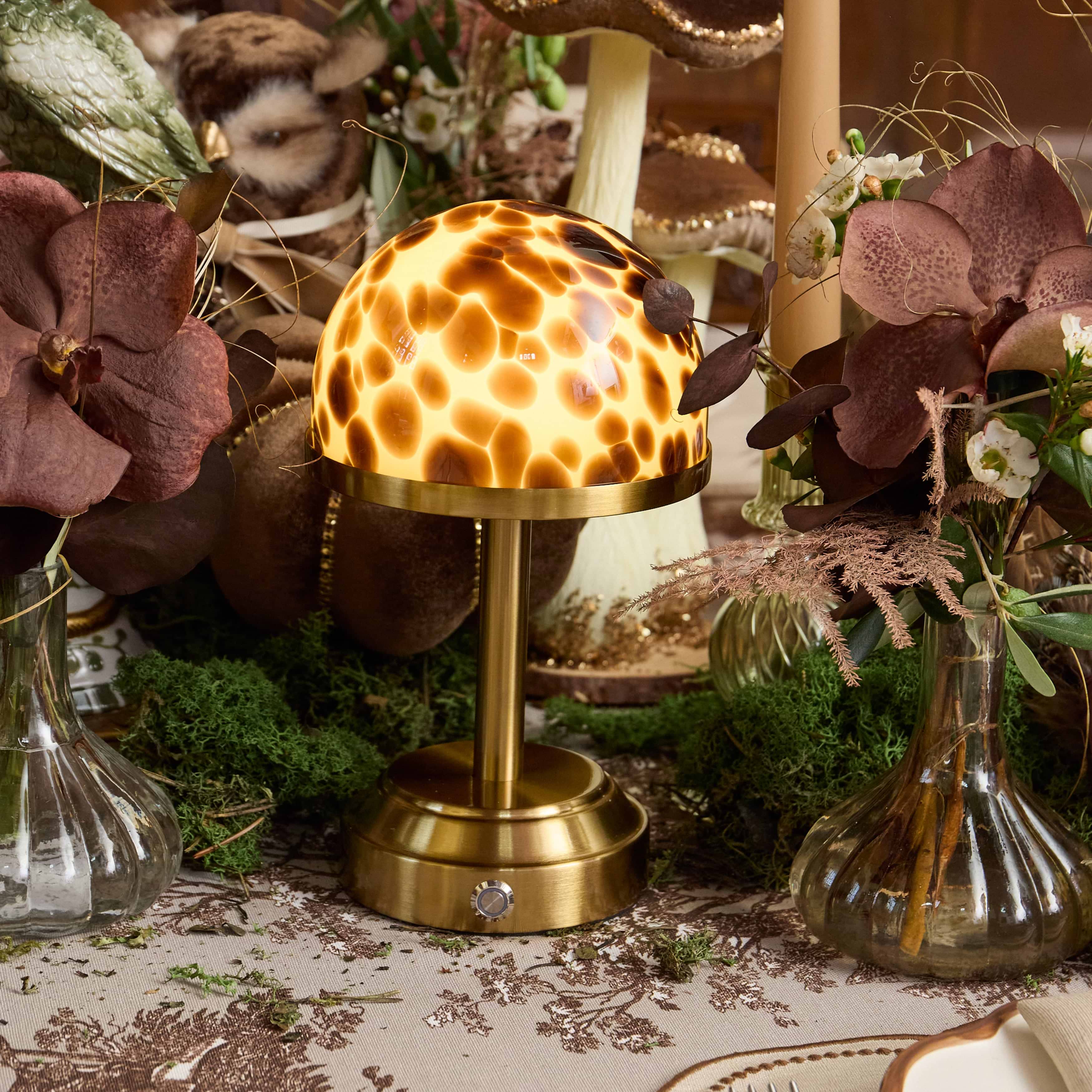 Tortoiseshell Rechargeable Lamp