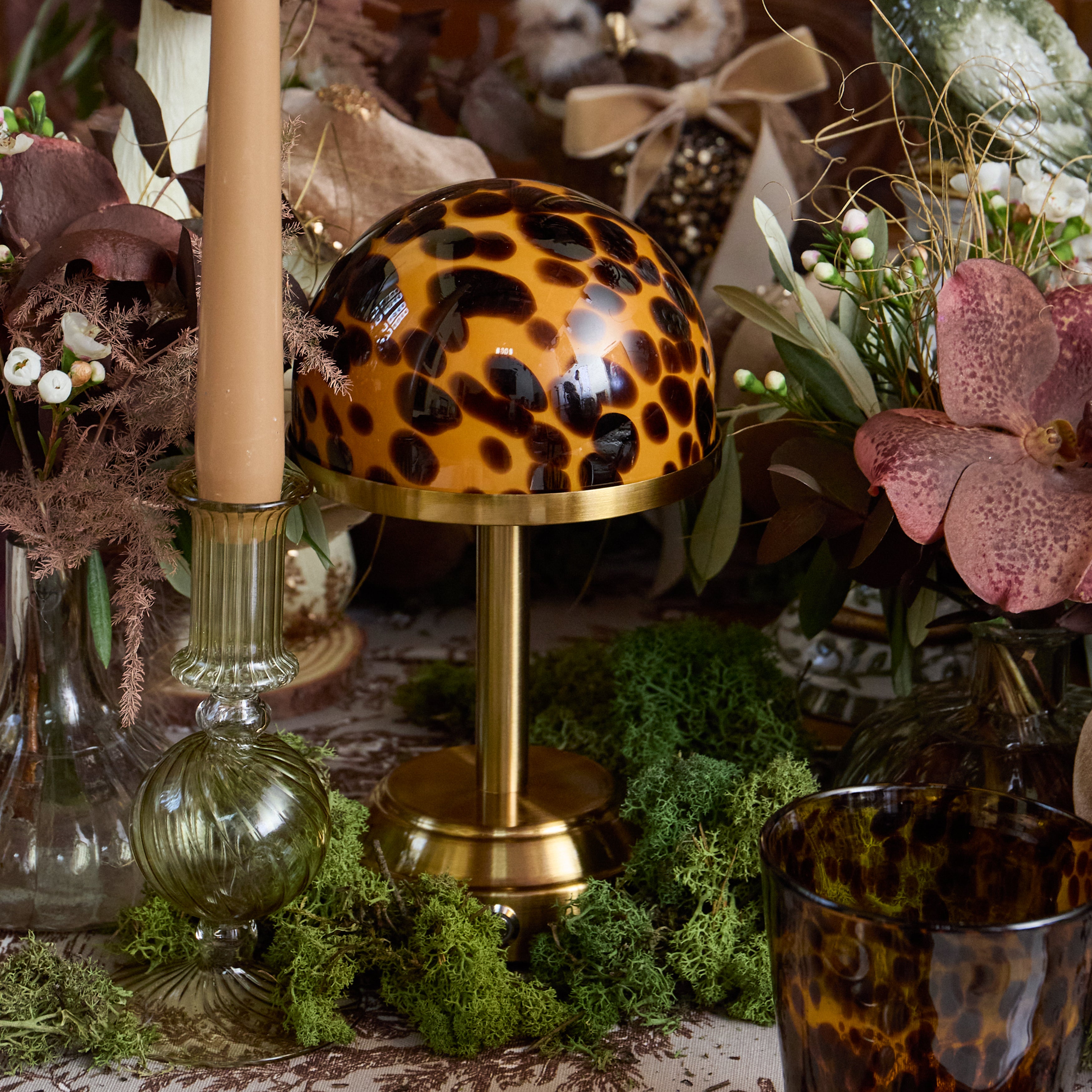 Tortoiseshell Rechargeable Lamp